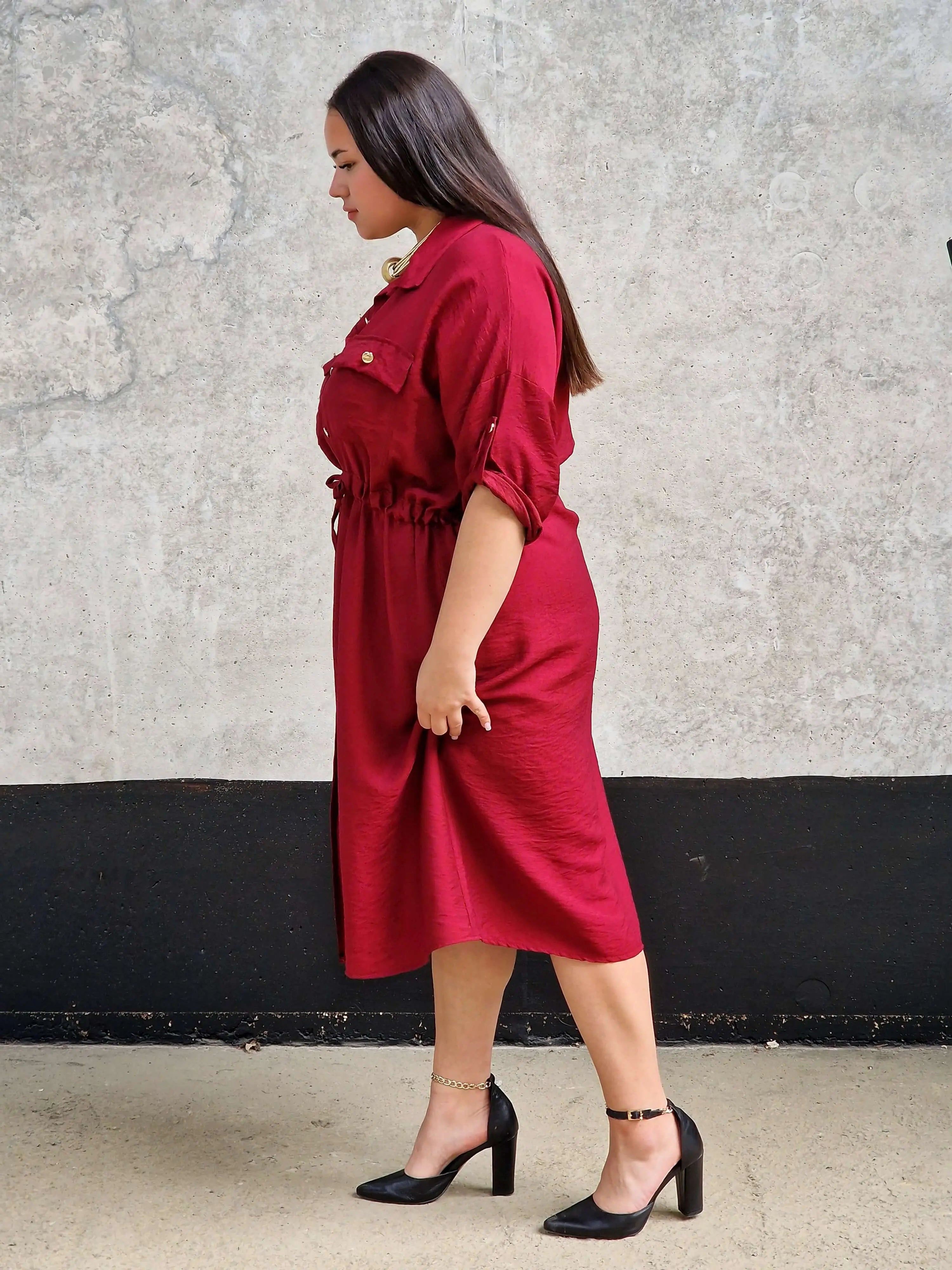 Sukienka Koszulowa StylowaXL – Moda Plus Size dla Kobiet XXL Stylowa XL