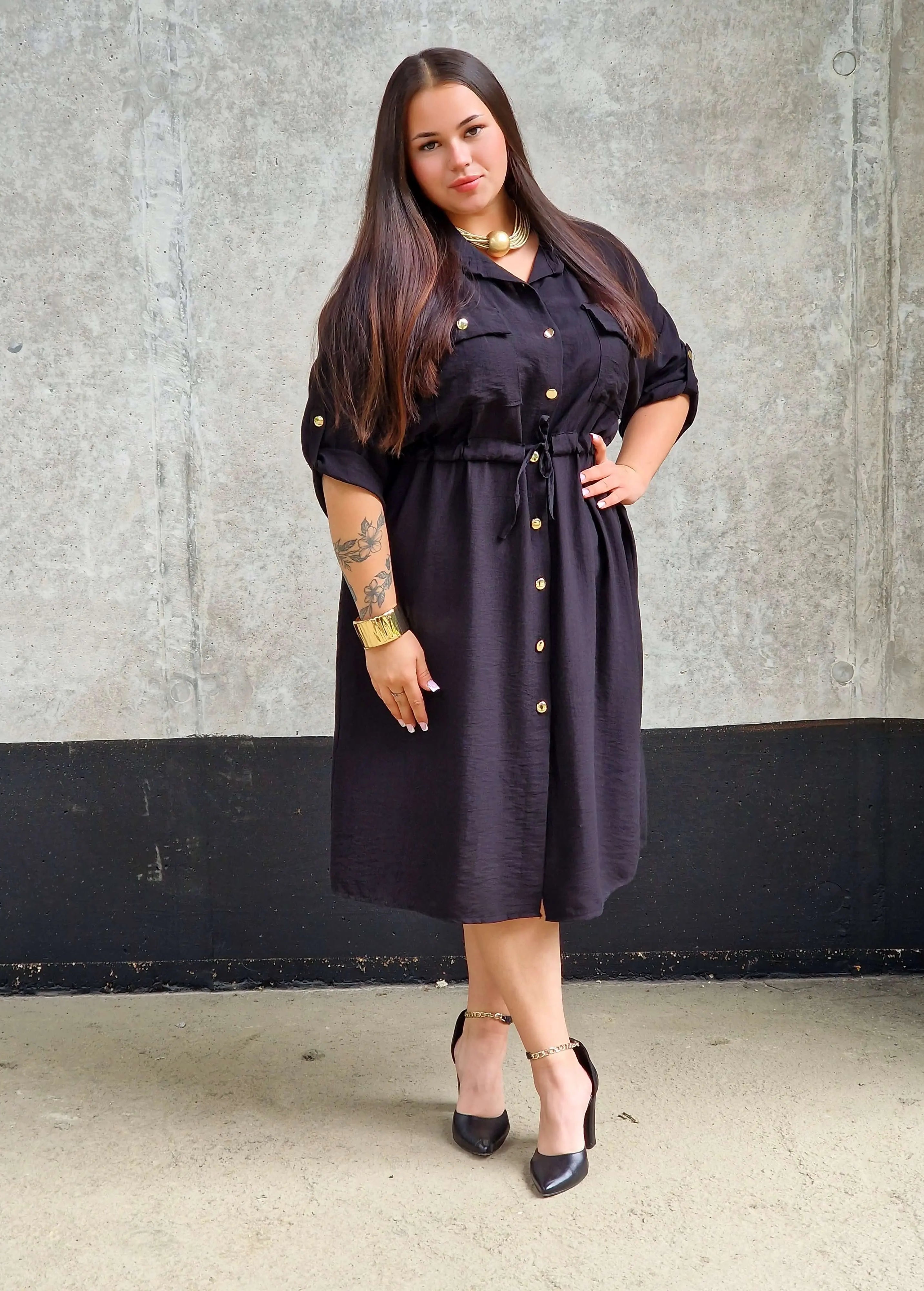 Sukienka Koszulowa StylowaXL – Moda Plus Size dla Kobiet XXL Stylowa XL