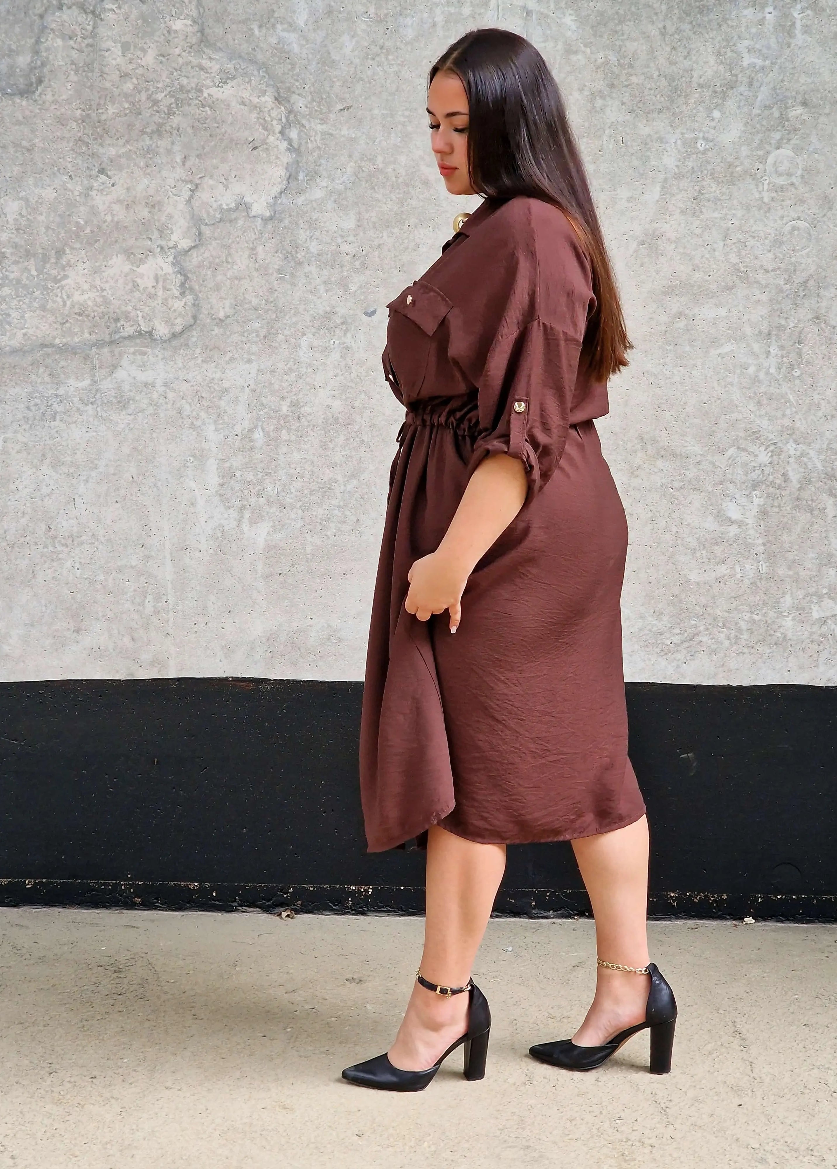 Sukienka Koszulowa StylowaXL – Moda Plus Size dla Kobiet XXL Stylowa XL