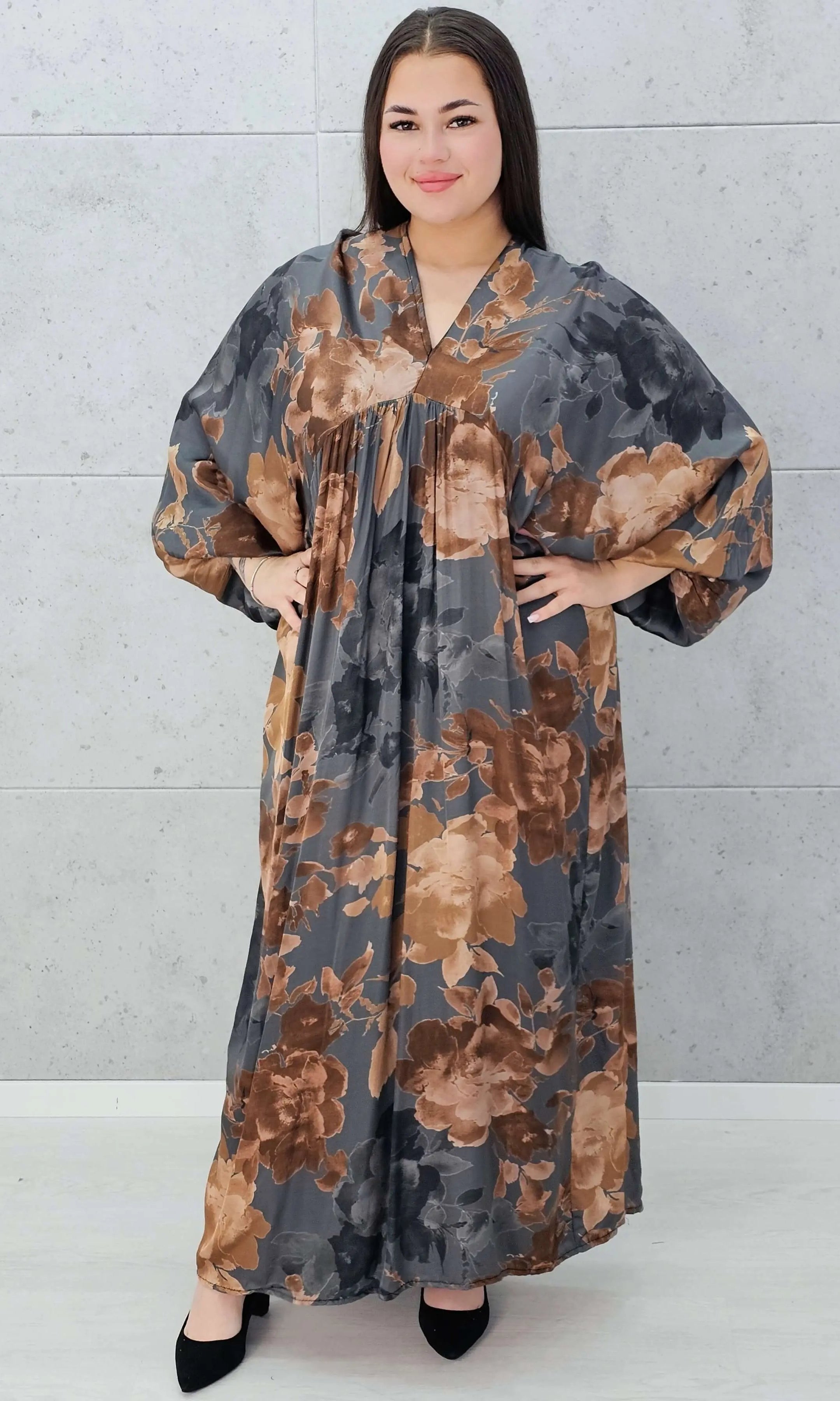 Sukienka "Autumn Blossom" Stylowa XL