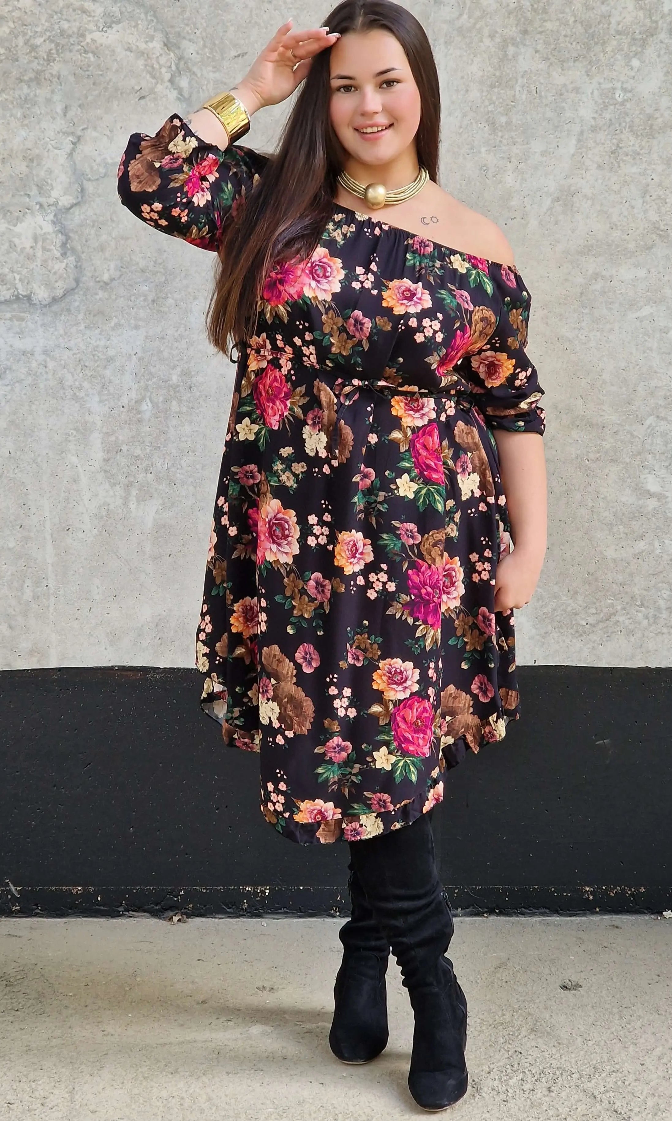 Sukienka hiszpanka Stylowa XL