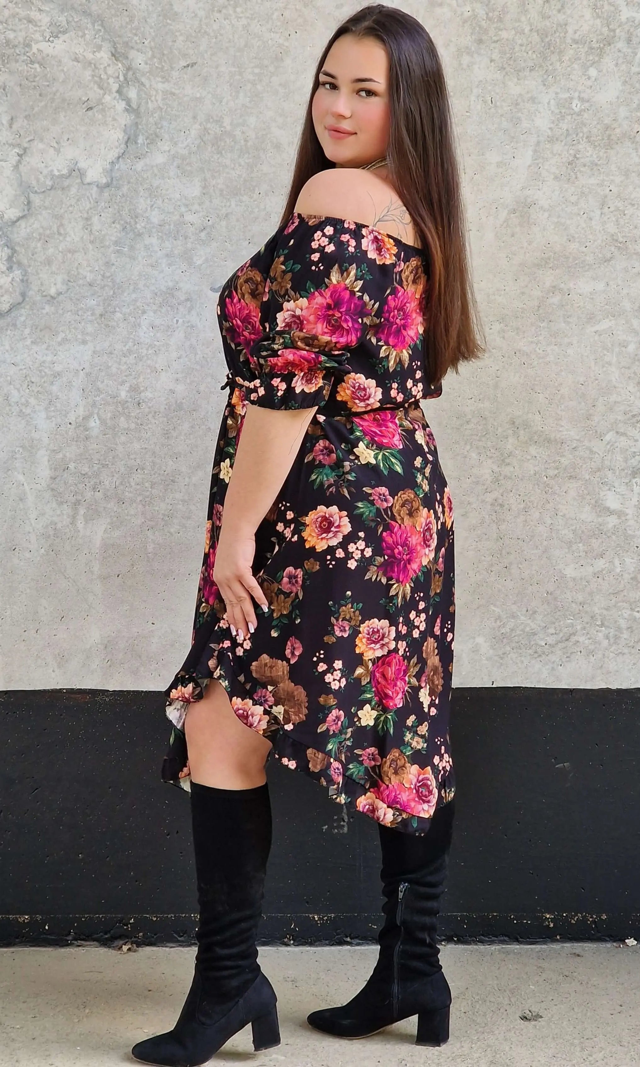 Sukienka hiszpanka Stylowa XL