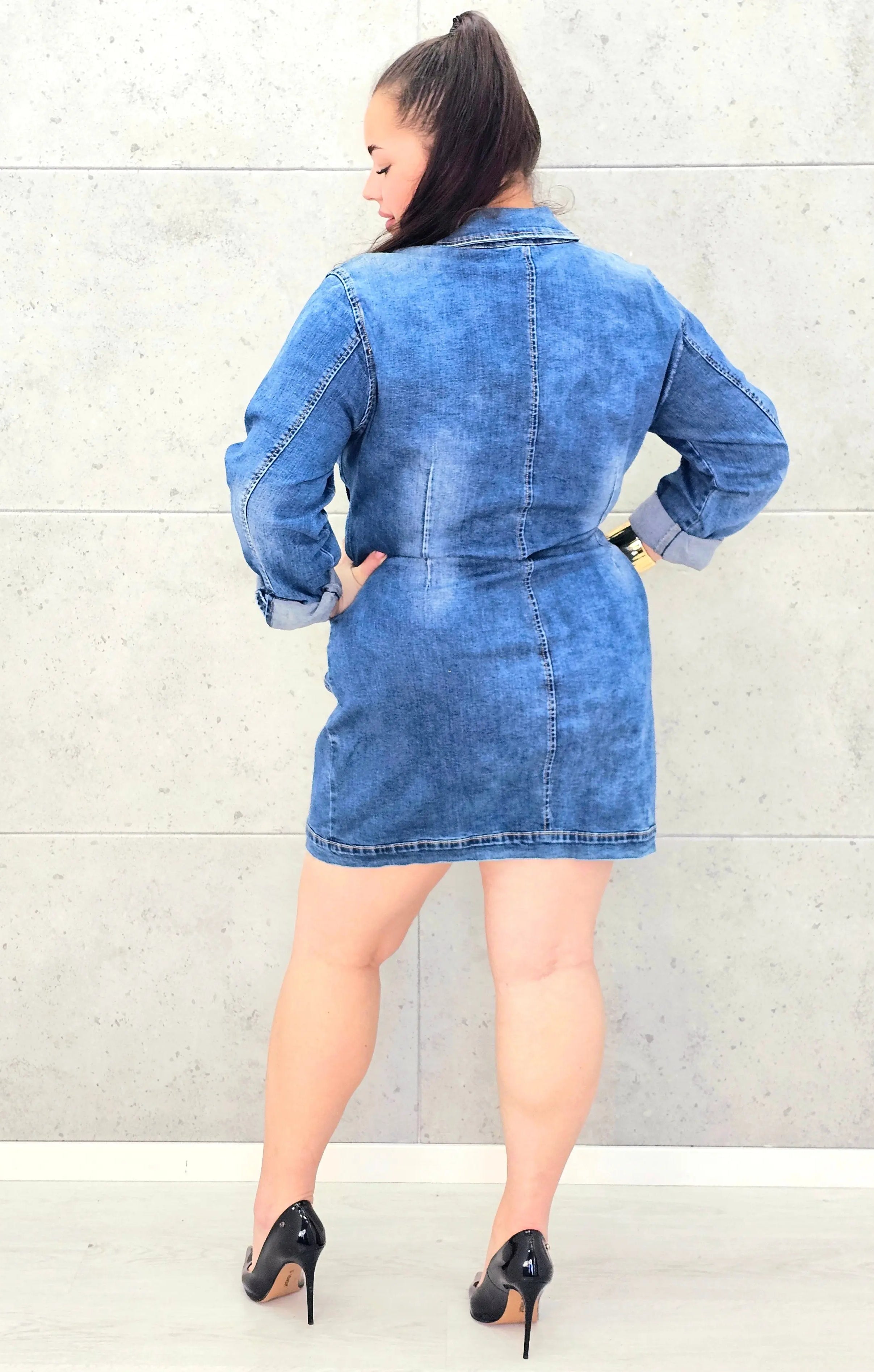 Sukienka jeansowa - rozmiary Stylowa XL