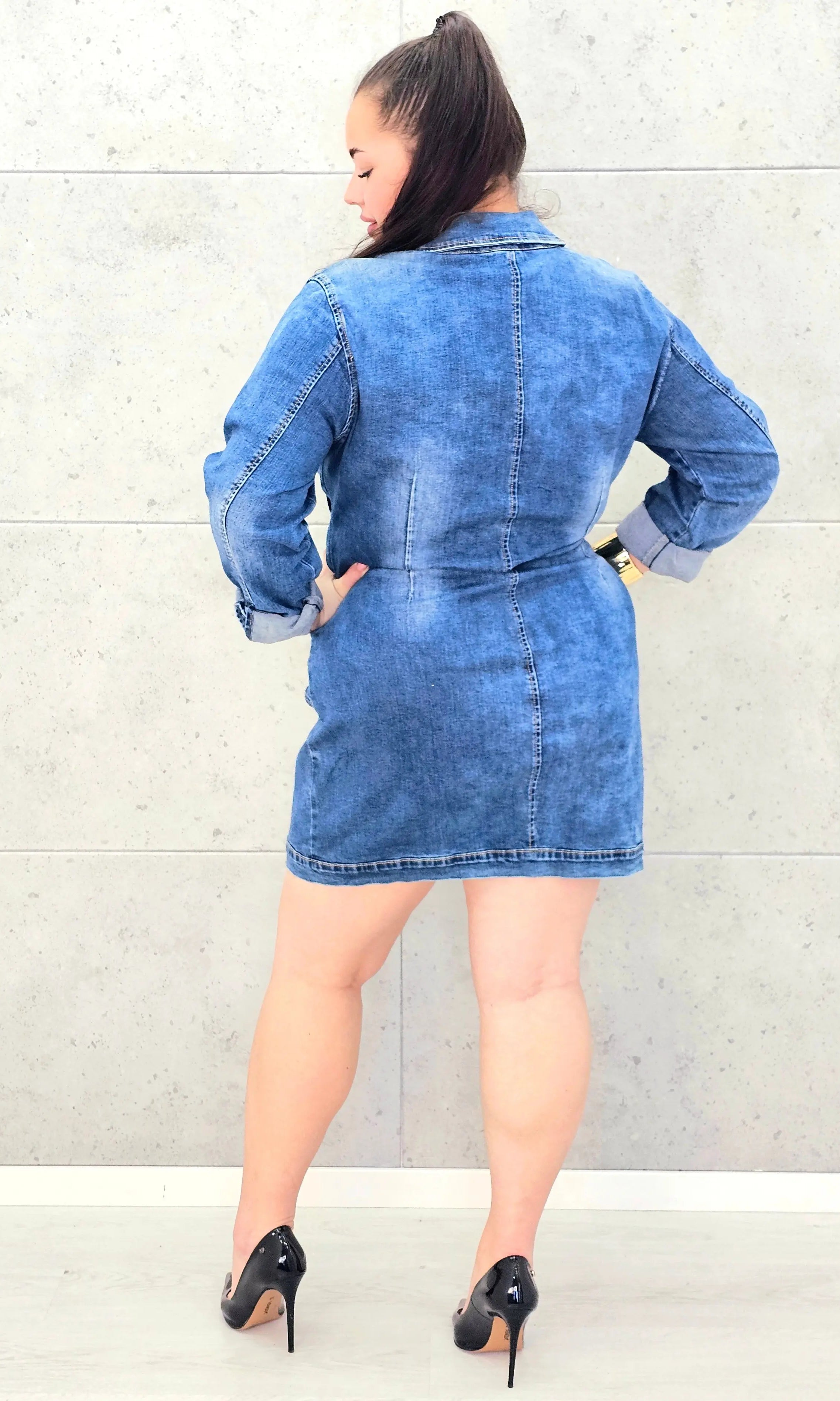 Sukienka jeansowa - rozmiary Stylowa XL