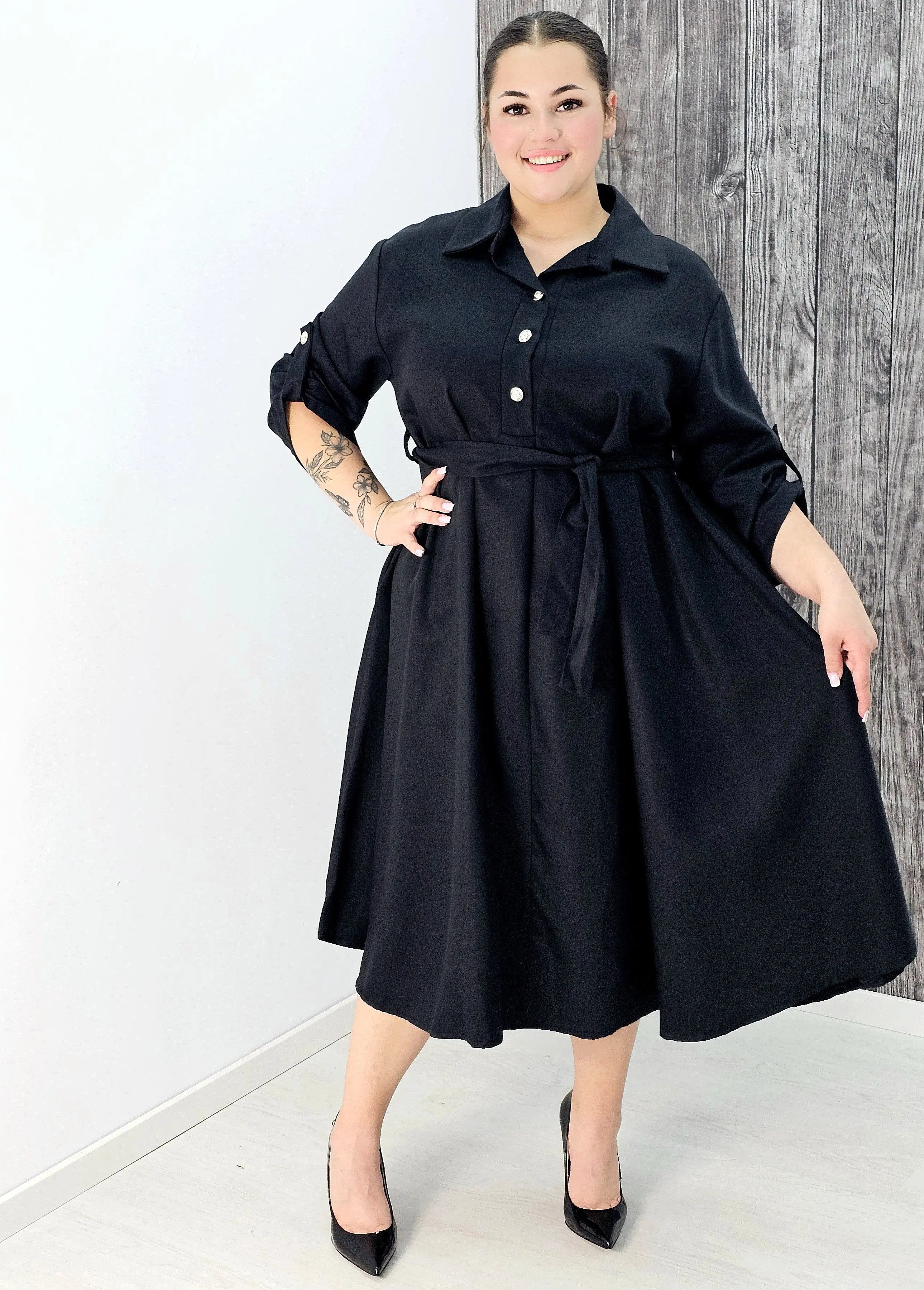 Sukienka koszulowa plus size – stylowa, wygodna i idealna na każdą okazję Stylowa XL