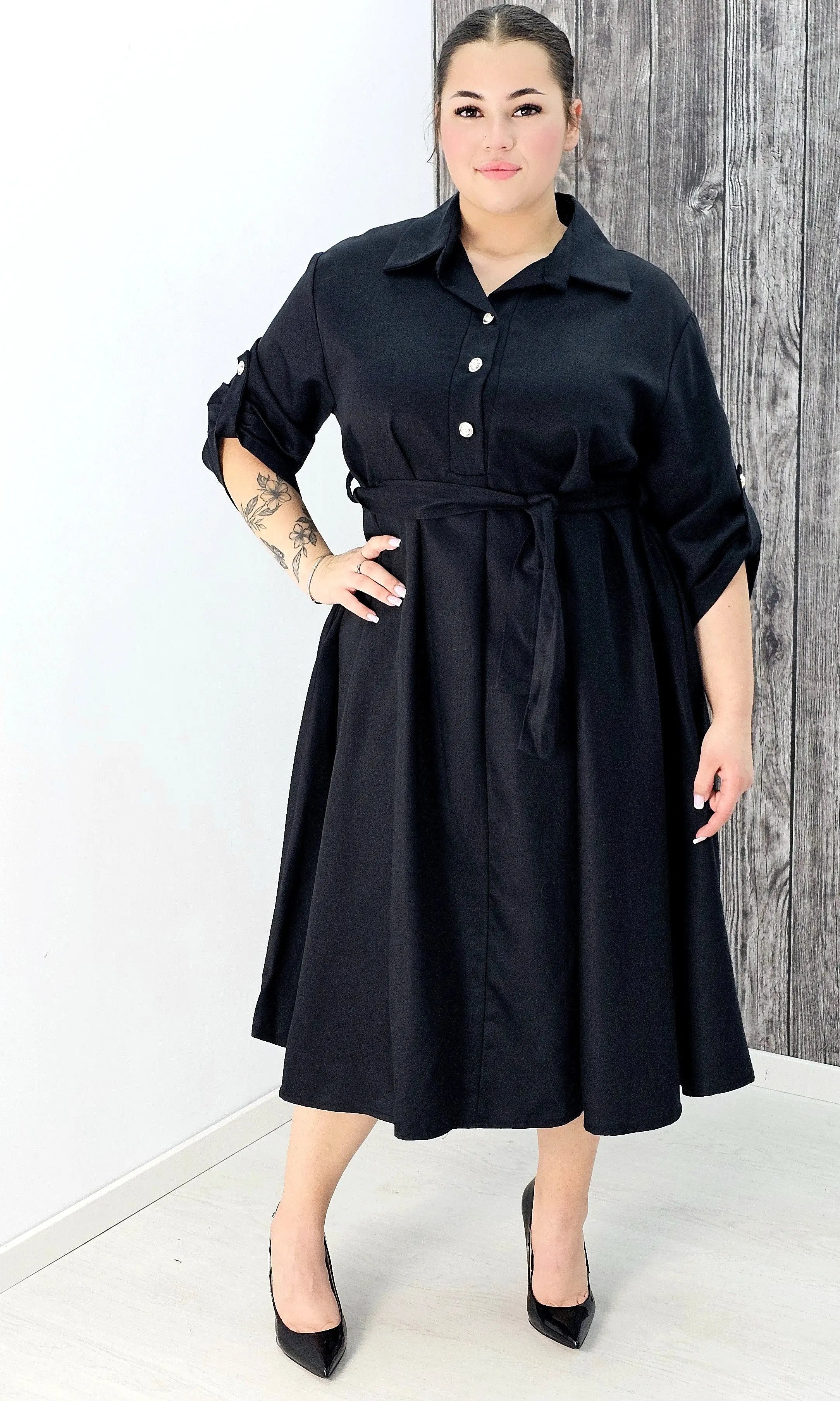 Sukienka koszulowa plus size – stylowa, wygodna i idealna na każdą okazję Stylowa XL