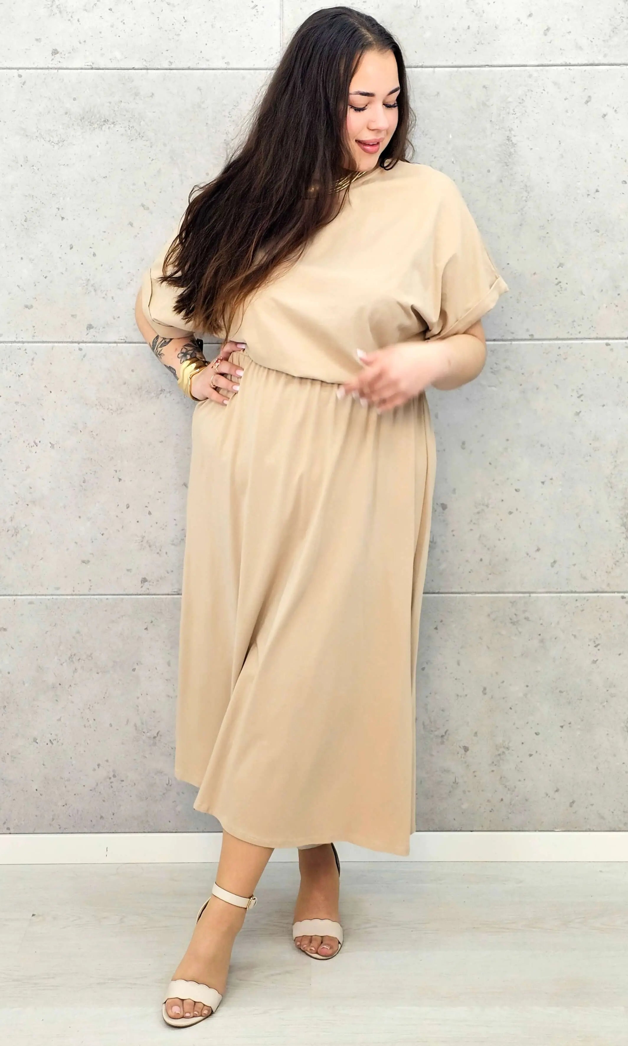 Sukienka plus size StylowaXL – asymetryczna, kobieca i pełna stylu Stylowa XL