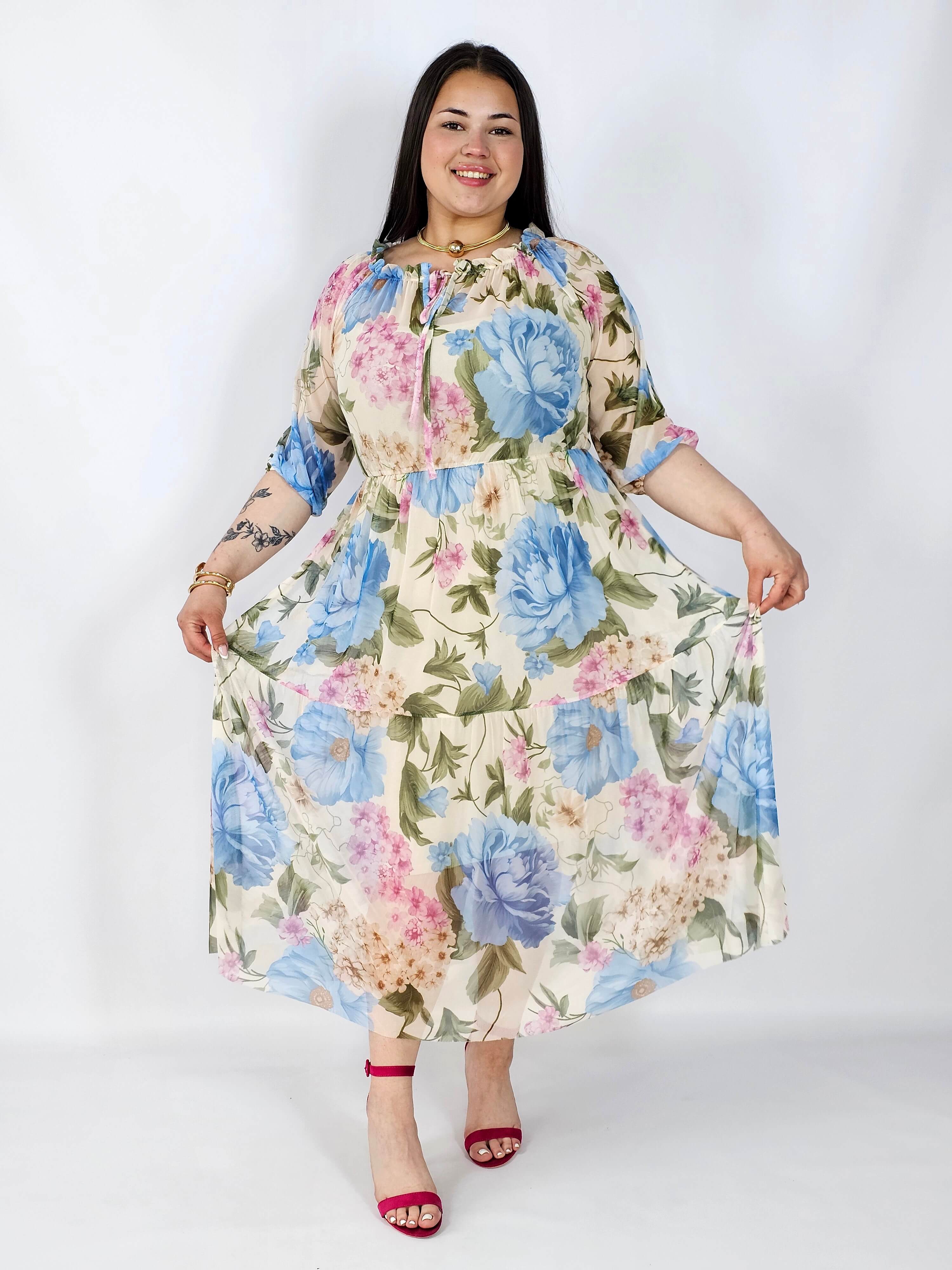 Sukienka plus size – zwiewna, elegancka i wygodna sukienka XXL na każdą okazję Stylowa XL