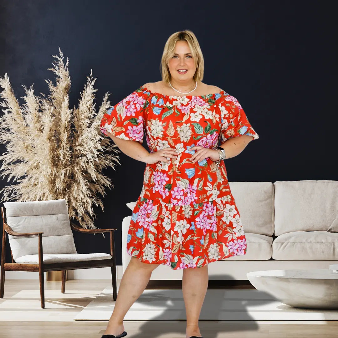 Sukienka plus size hiszpanka w kwiaty – letnia, zwiewna i kobieca Stylowa XL