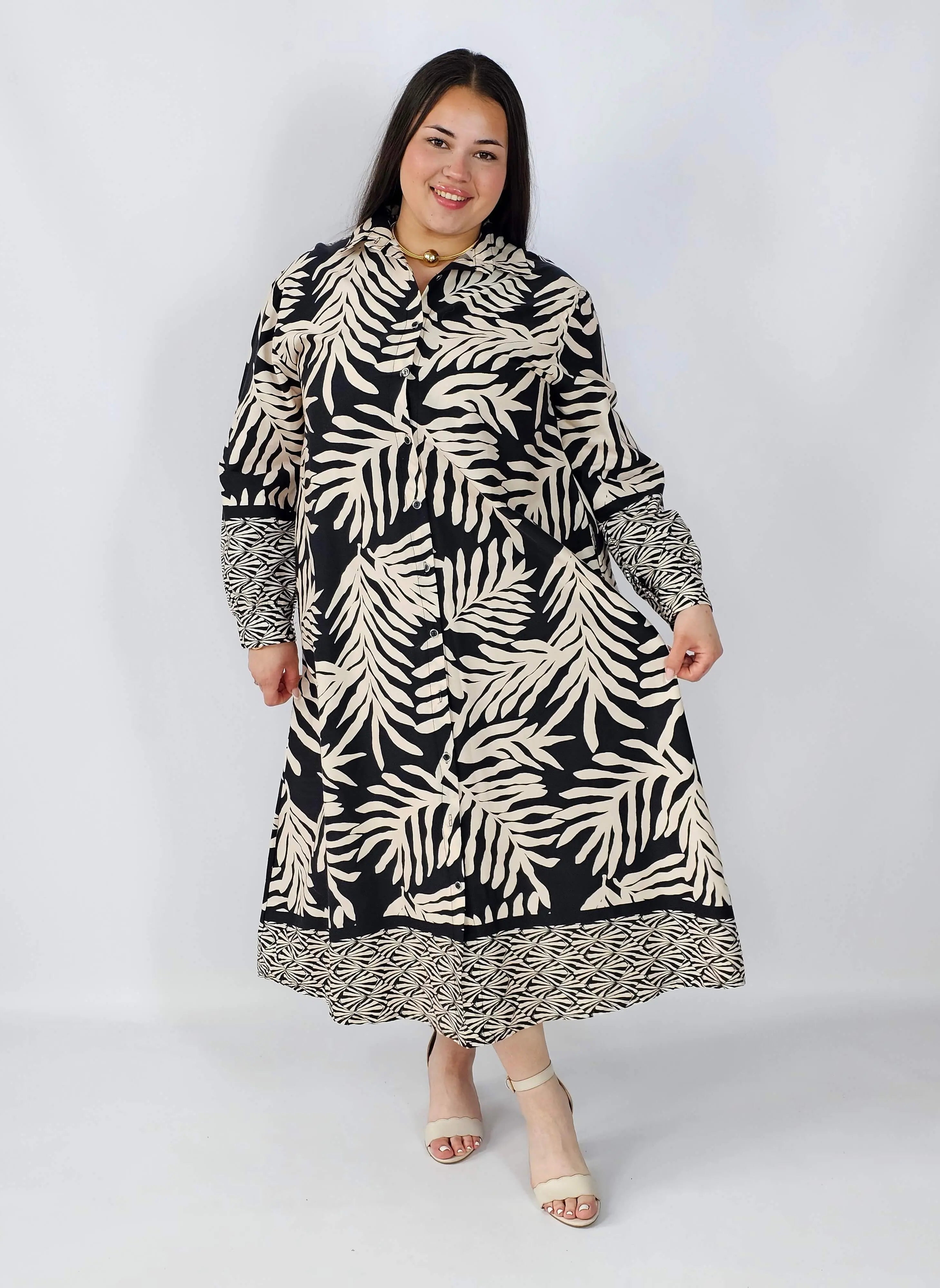 Sukienka plus size koszulowa midi – lekka, stylowa i ponadczasowa Stylowa XL