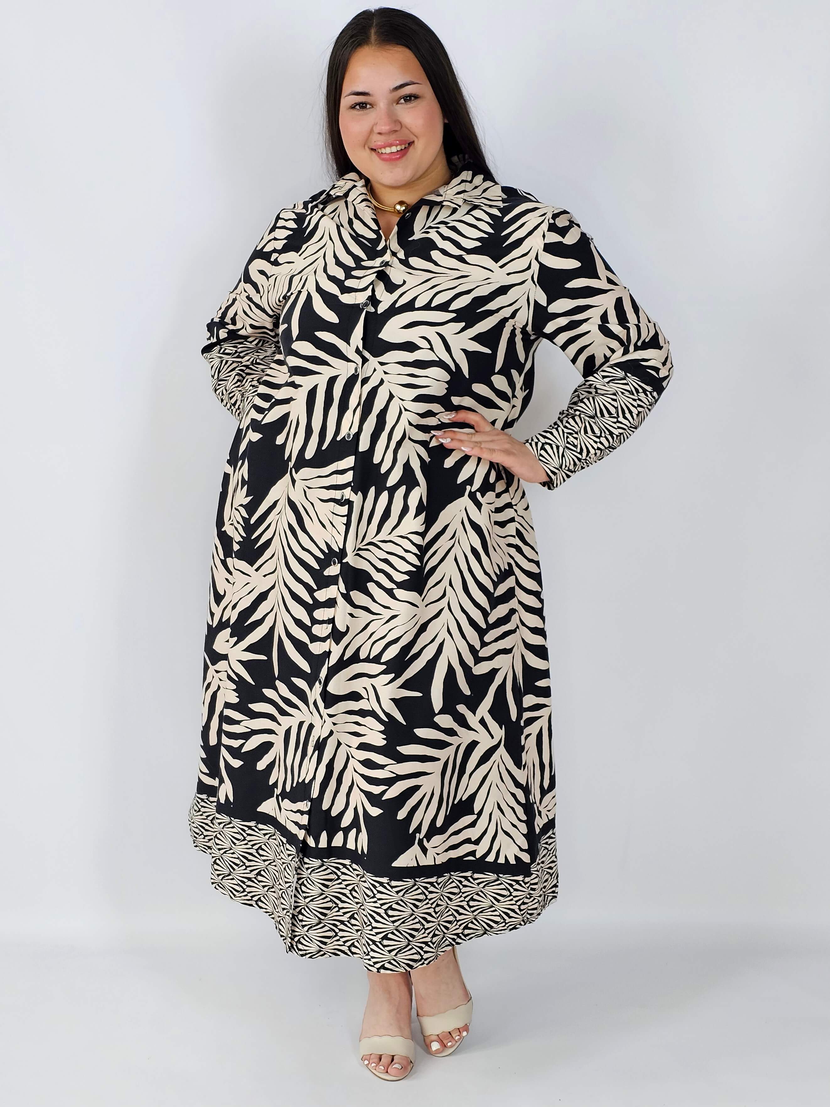 Sukienka plus size koszulowa midi – lekka, stylowa i ponadczasowa Stylowa XL