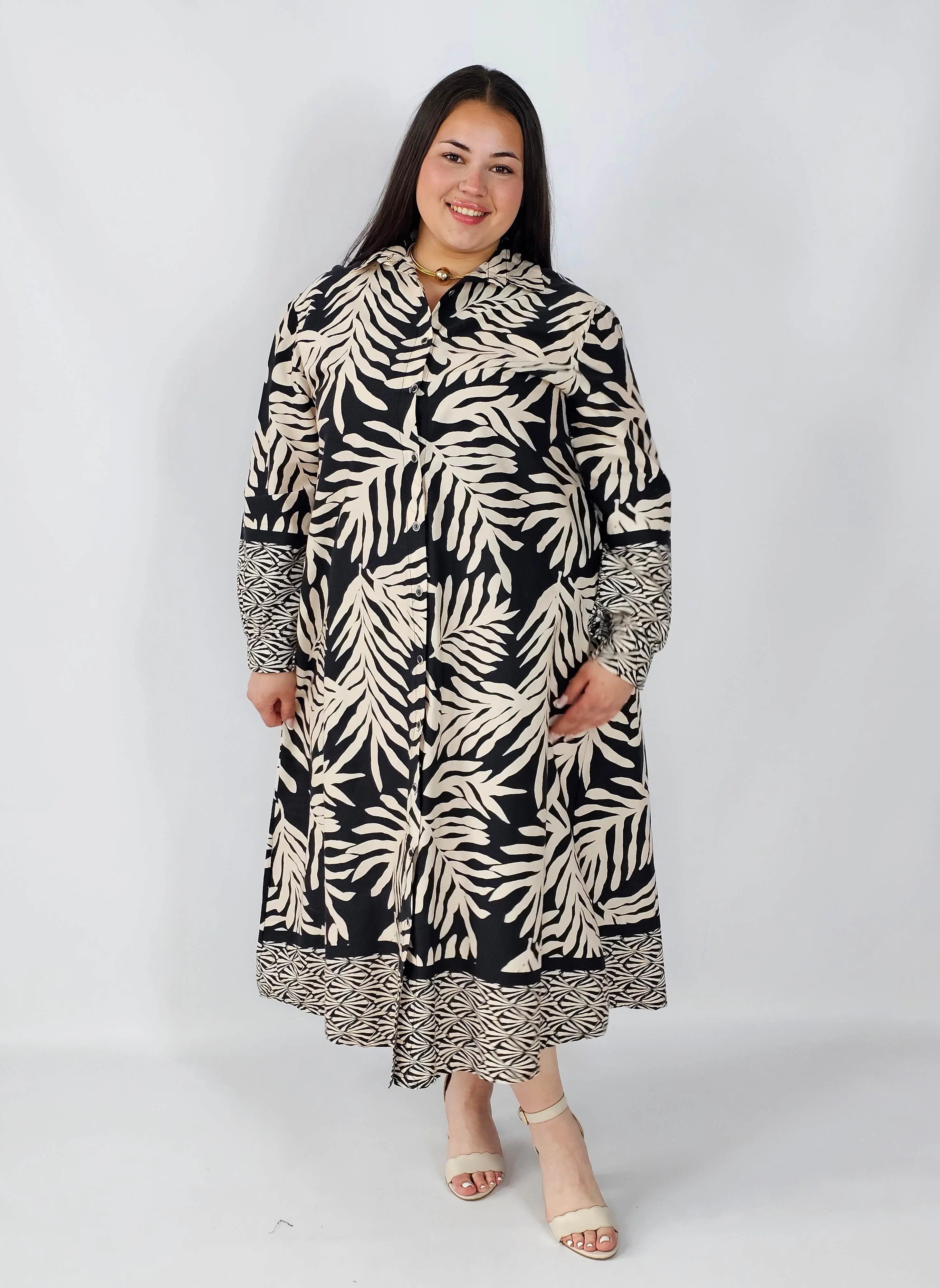 Sukienka plus size koszulowa midi – lekka, stylowa i ponadczasowa Stylowa XL