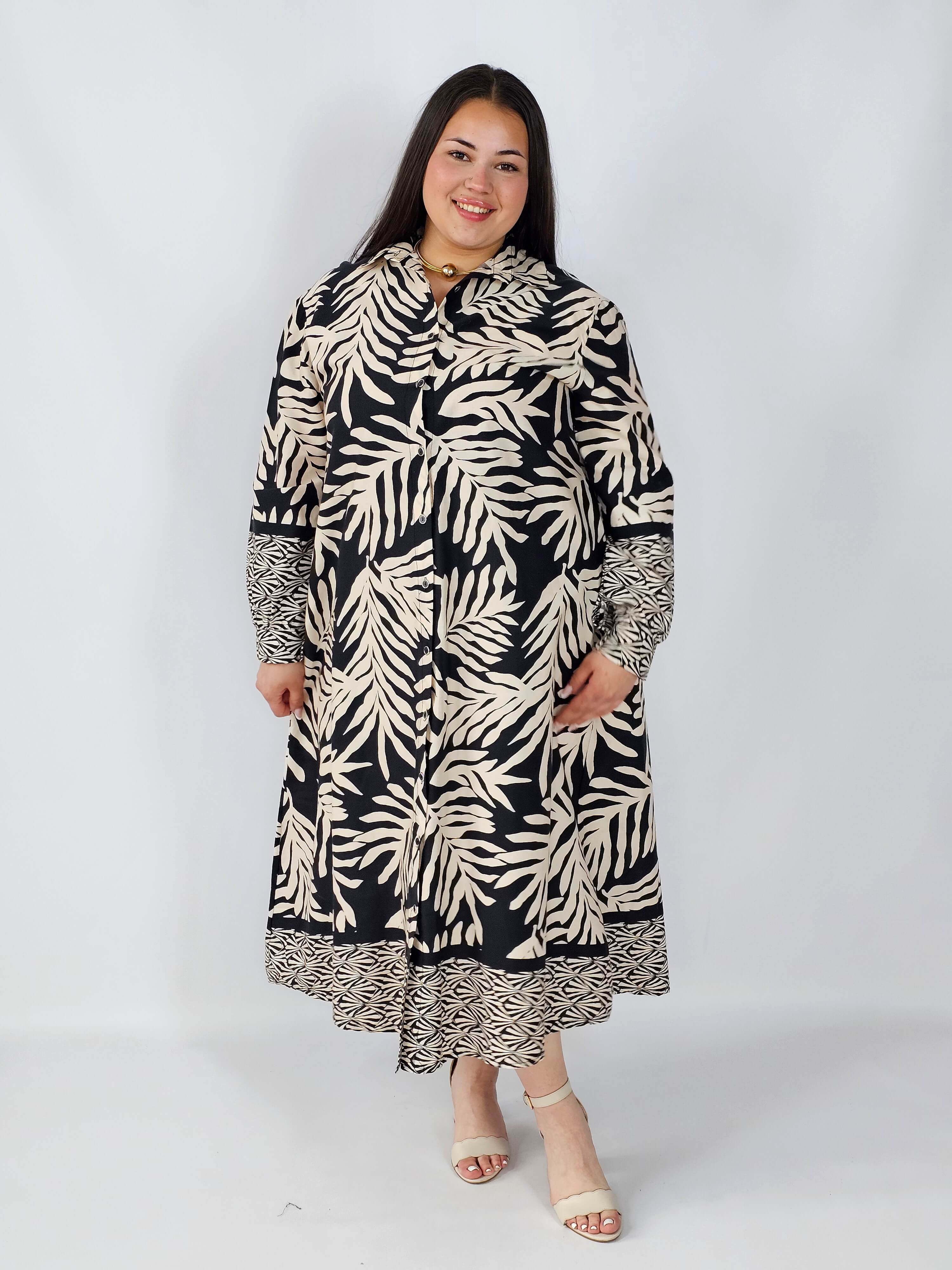 Sukienka plus size koszulowa midi – lekka, stylowa i ponadczasowa Stylowa XL