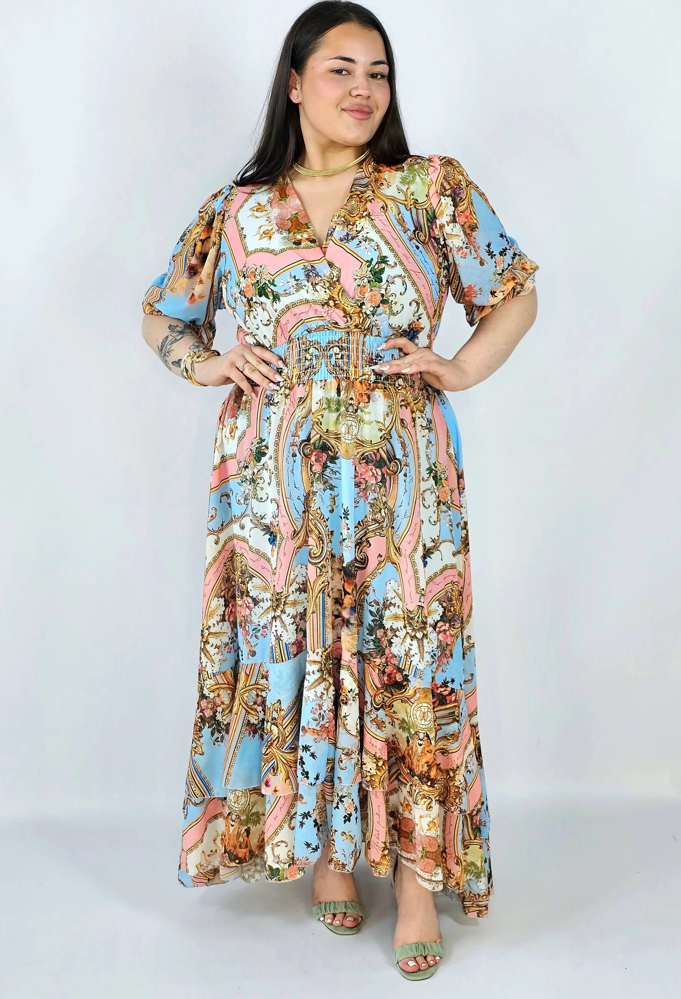 Sukienka plus size maxi z efektownym printem – styl, który robi wrażenie XXL Stylowa XL