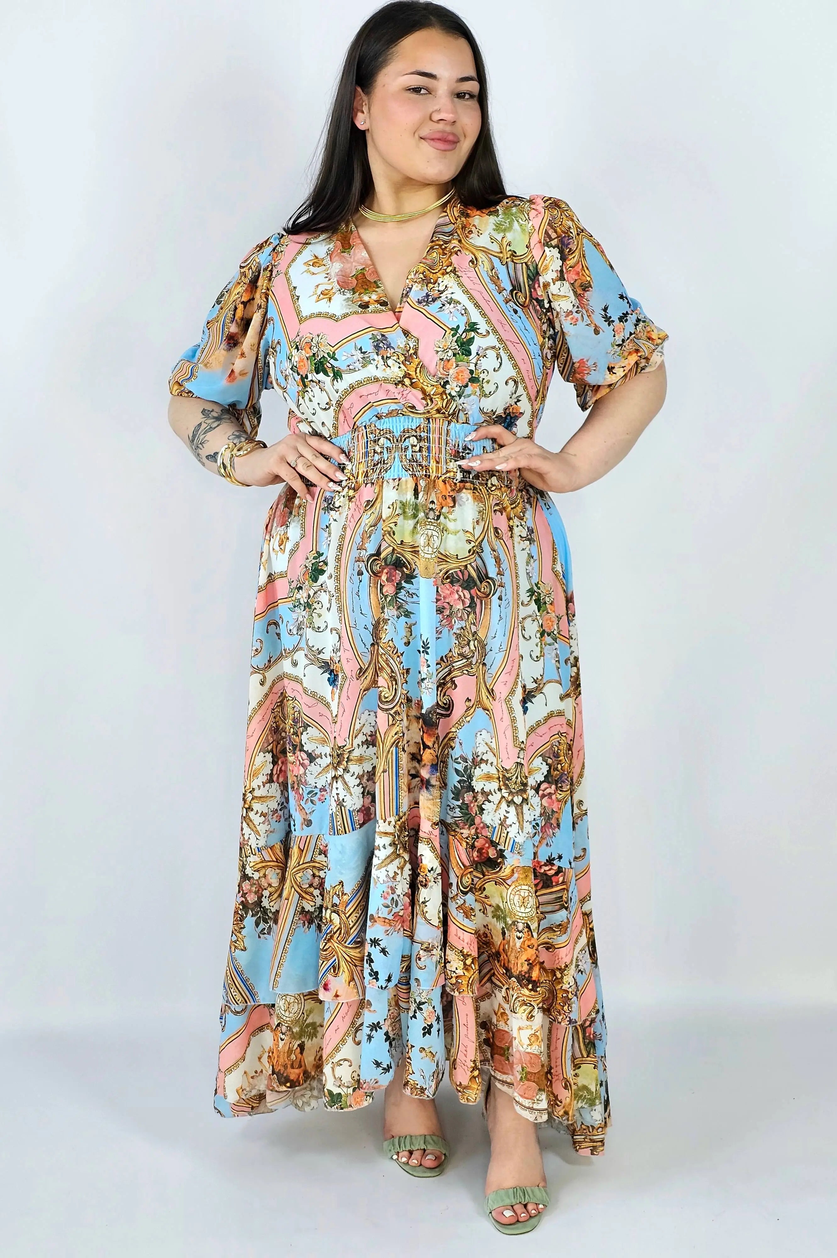 Sukienka plus size maxi z efektownym printem – styl, który robi wrażenie XXL Stylowa XL