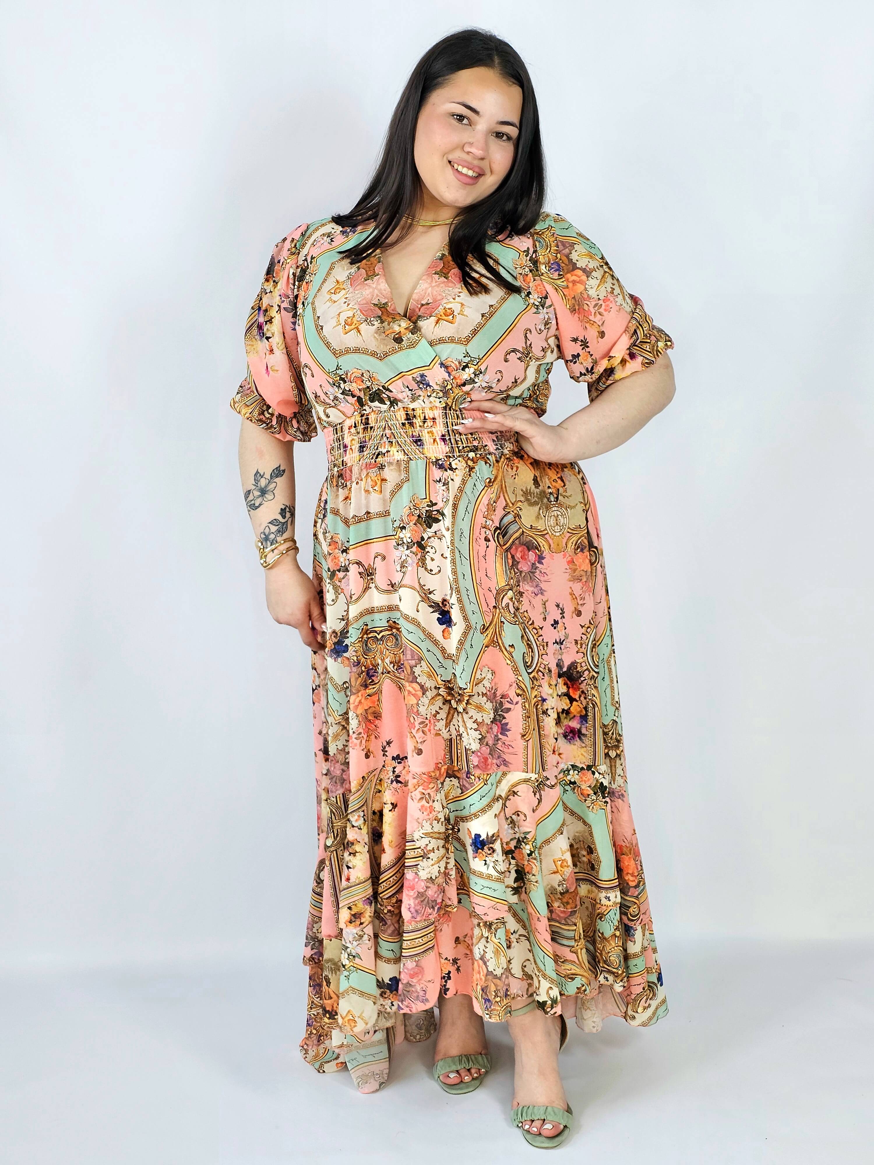 Sukienka plus size maxi z efektownym printem – styl, który robi wrażenie XXL Stylowa XL