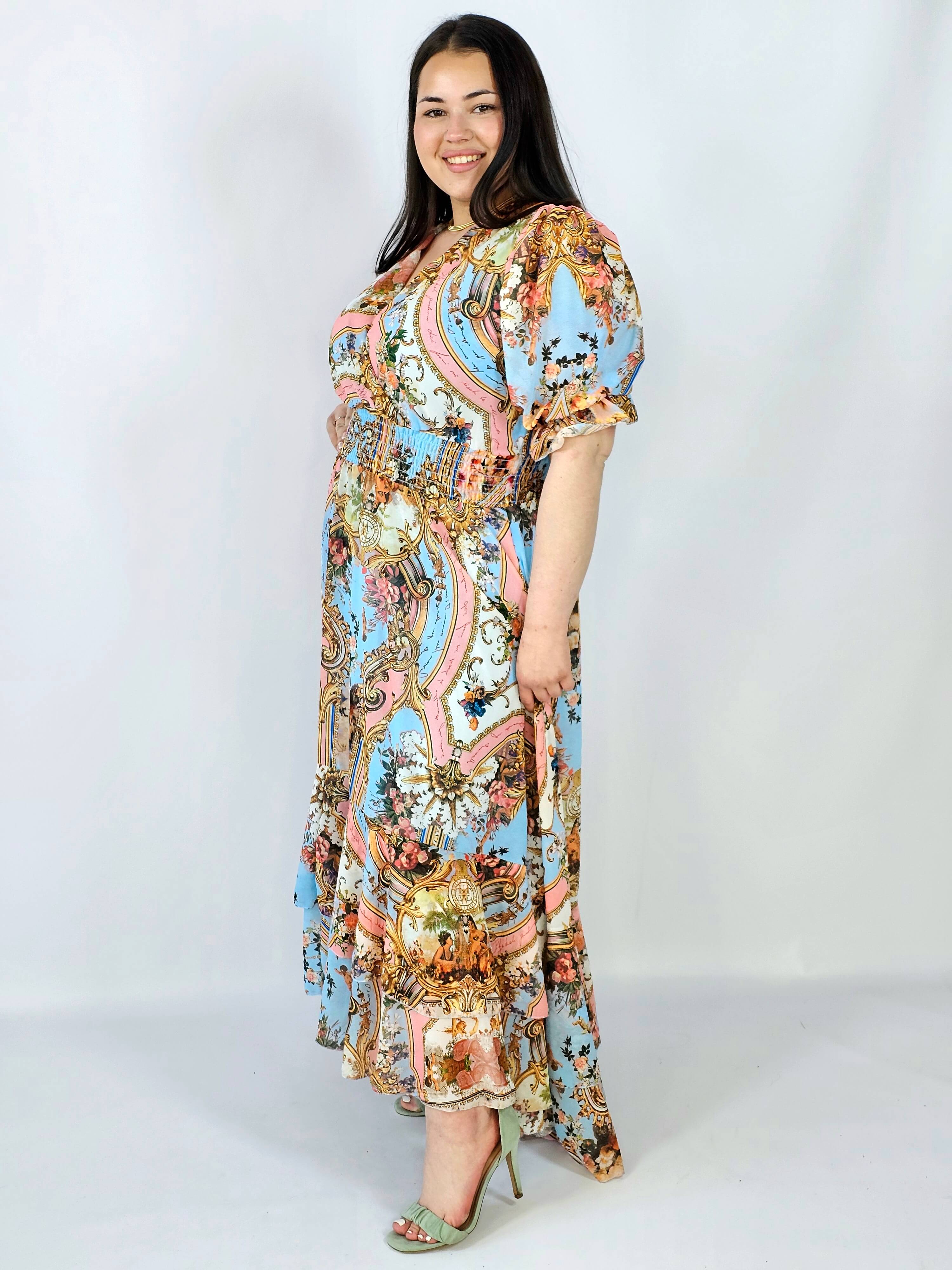 Sukienka plus size maxi z efektownym printem – styl, który robi wrażenie XXL Stylowa XL