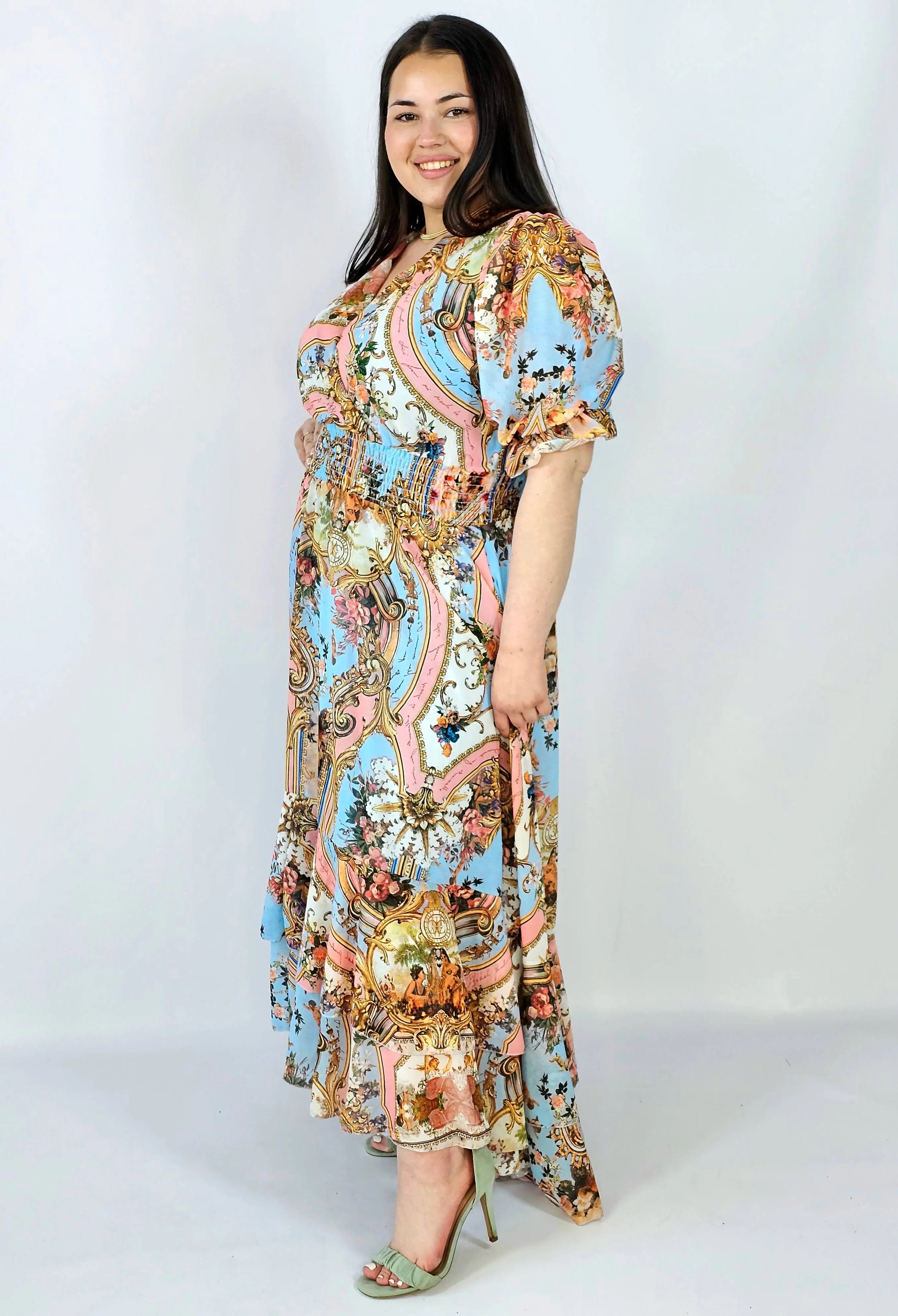 Sukienka plus size maxi z efektownym printem – styl, który robi wrażenie XXL Stylowa XL
