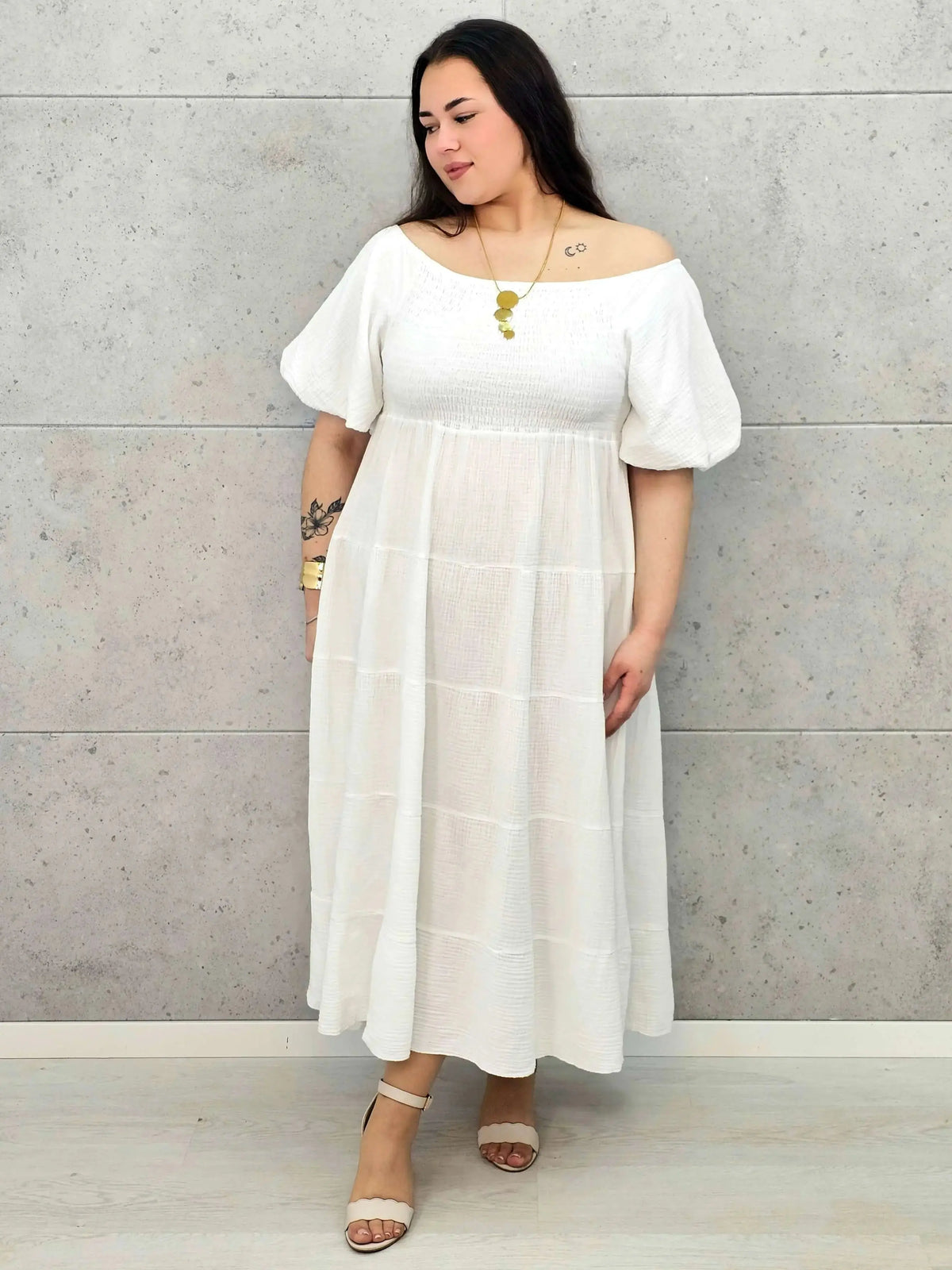 Muślinowa Sukienka Hiszpanka Plus Size StylowaXL – Lekkość i Styl na Lato Stylowa XL