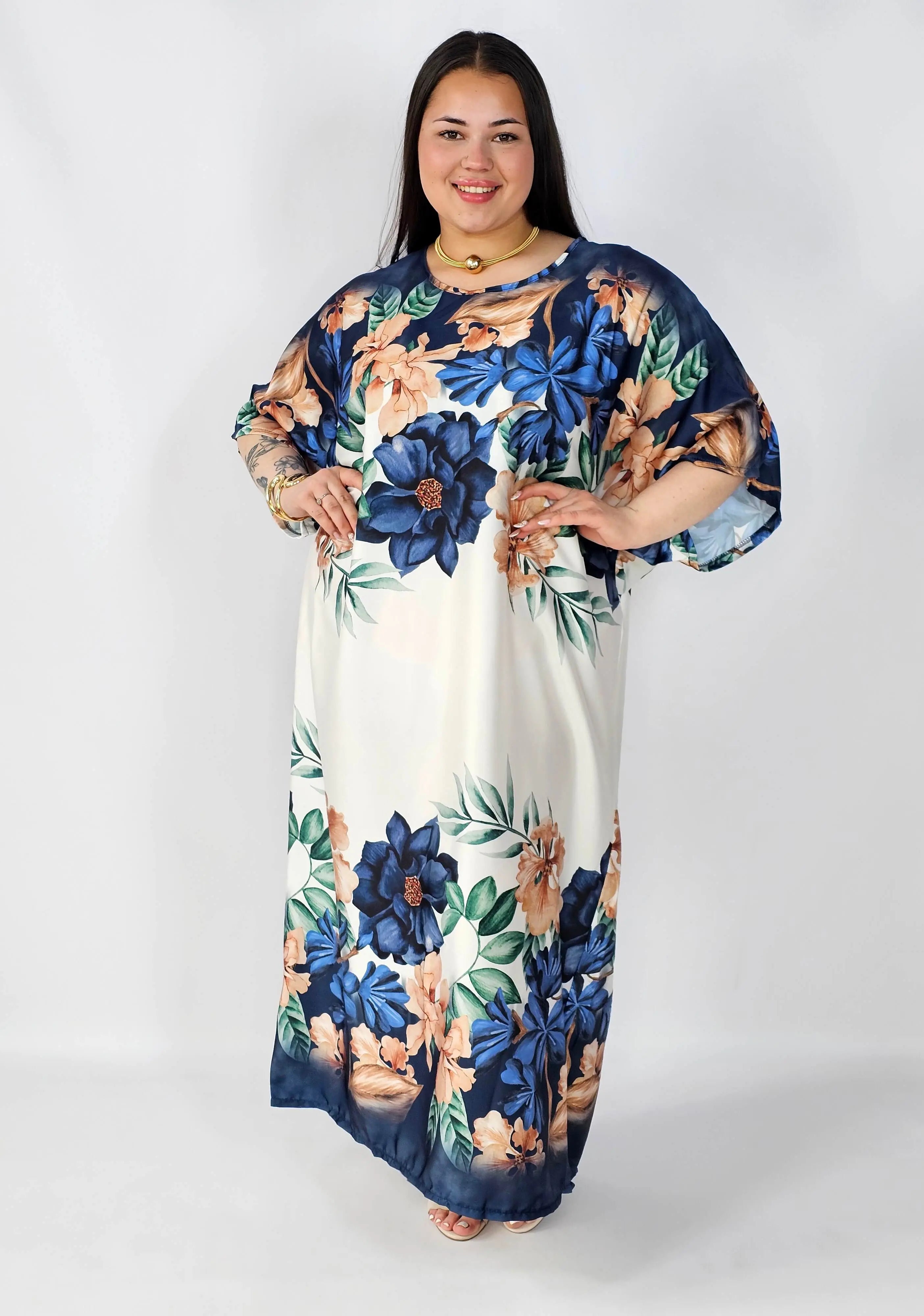 Sukienka plus size satynowa – elegancka sukienka XXL z połyskiem Stylowa XL