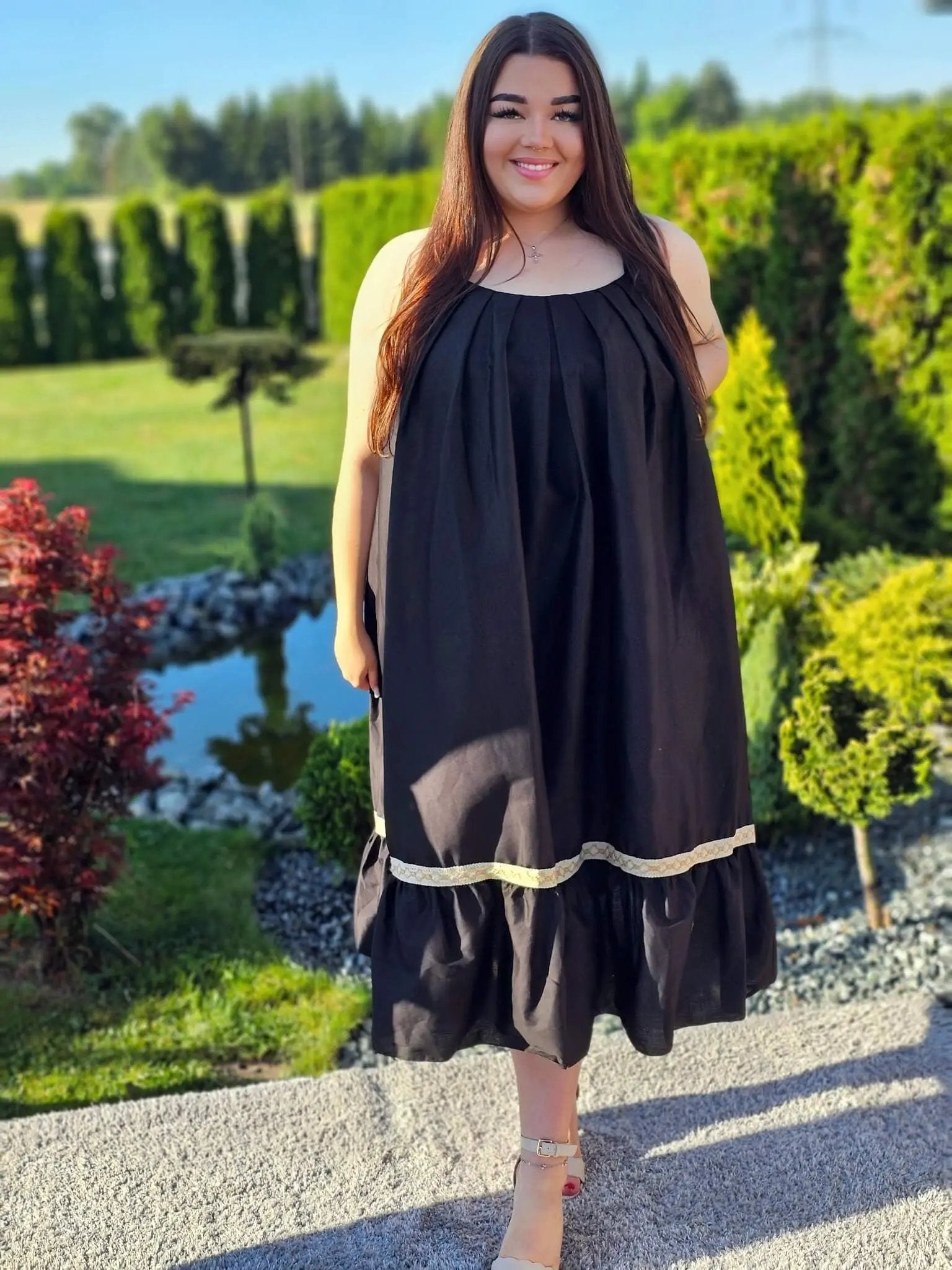 Sukienka z wiązaniem Stylowa XL