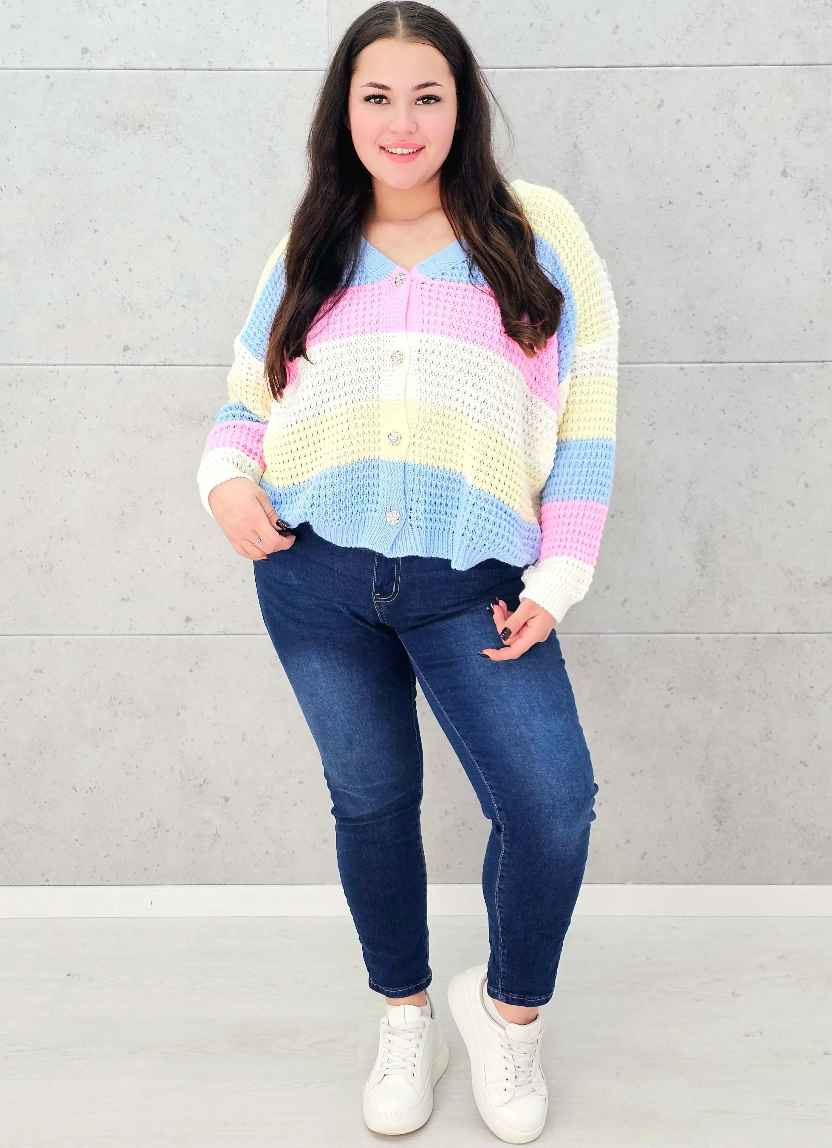 Sweter Plus Size StylowaXL – Kolor, Komfort i Styl dla Kobiet XXL Stylowa XL