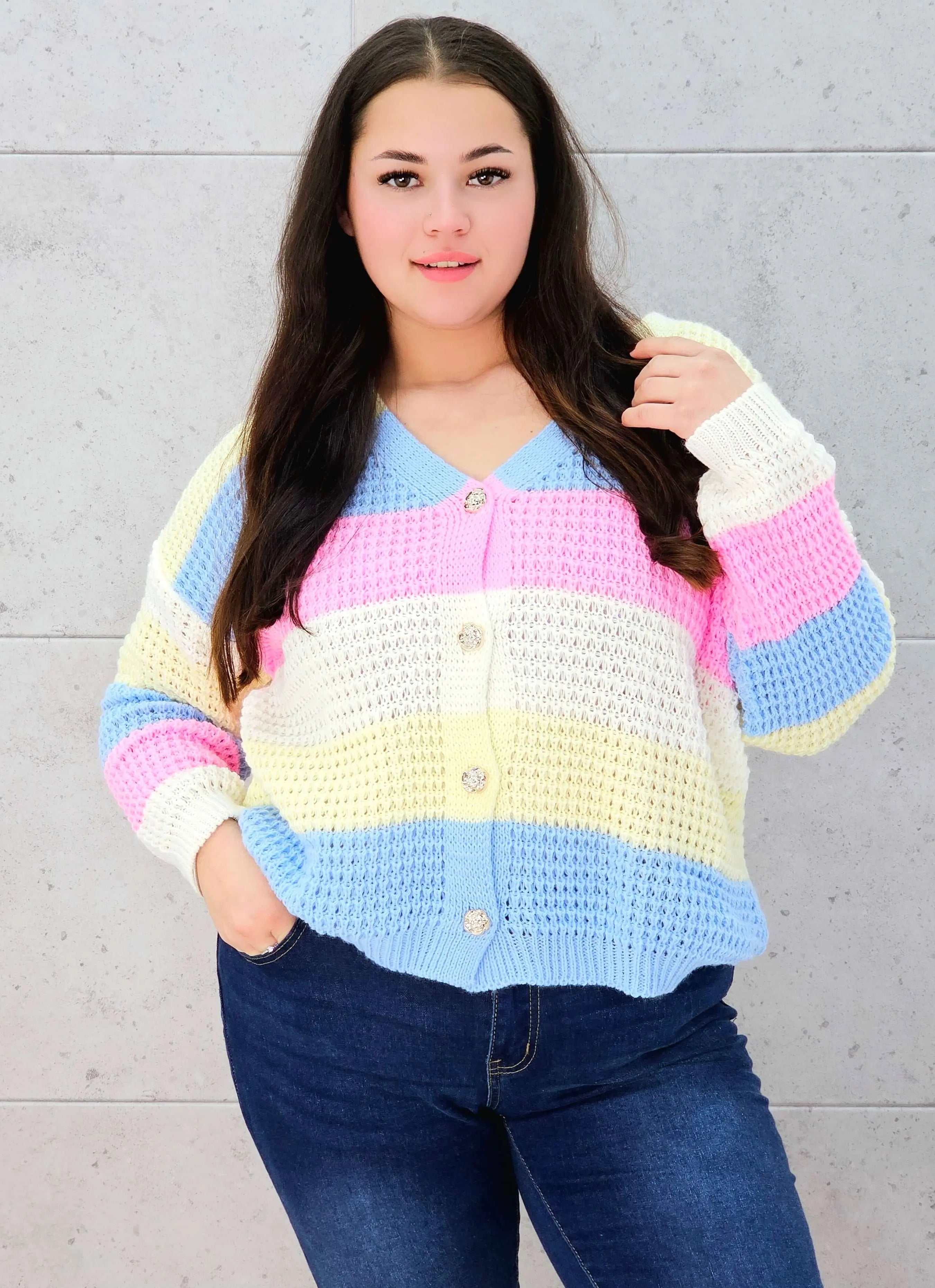 Sweter Plus Size StylowaXL – Kolor, Komfort i Styl dla Kobiet XXL Stylowa XL