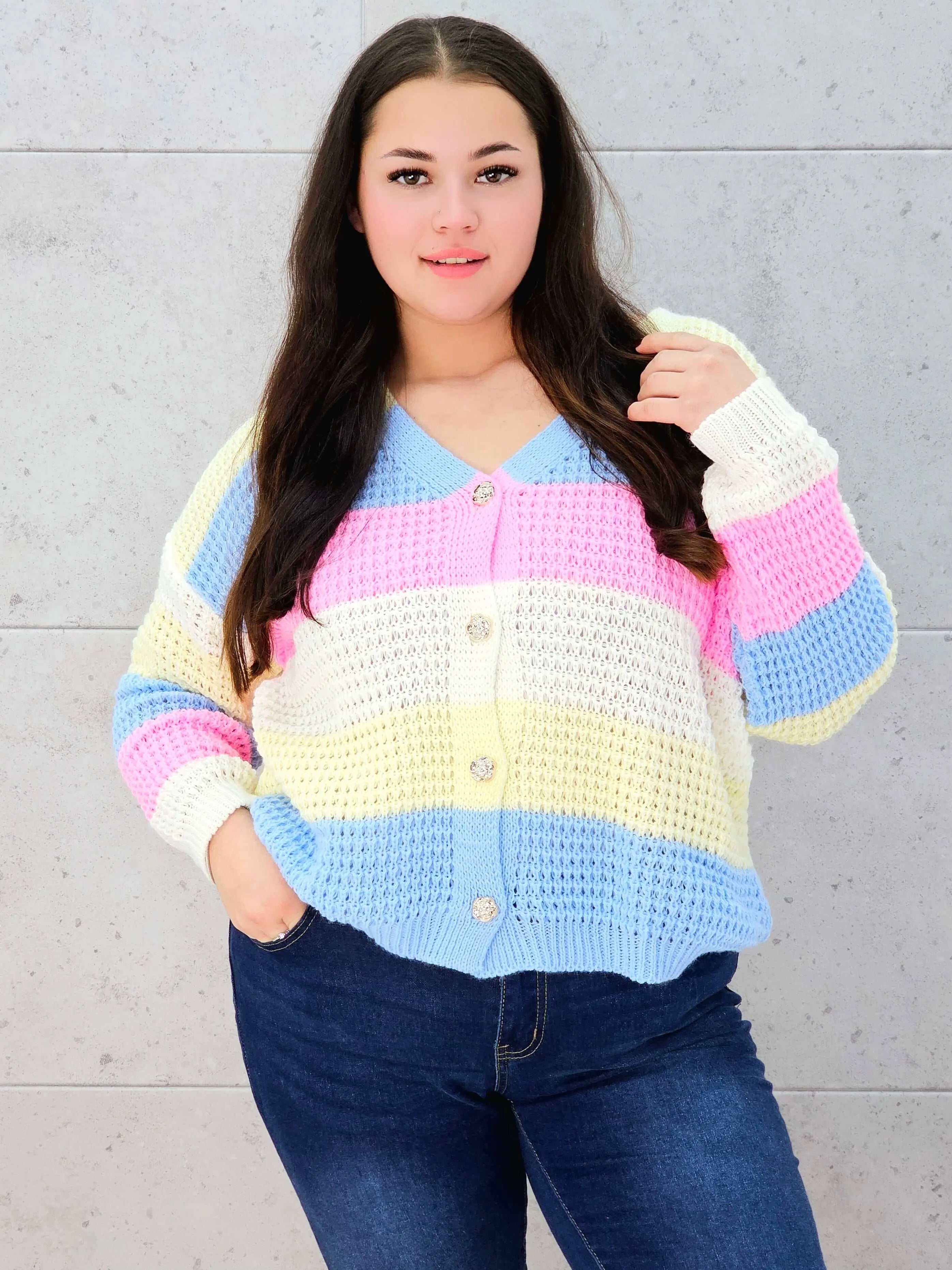 Sweter Plus Size StylowaXL – Kolor, Komfort i Styl dla Kobiet XXL Stylowa XL