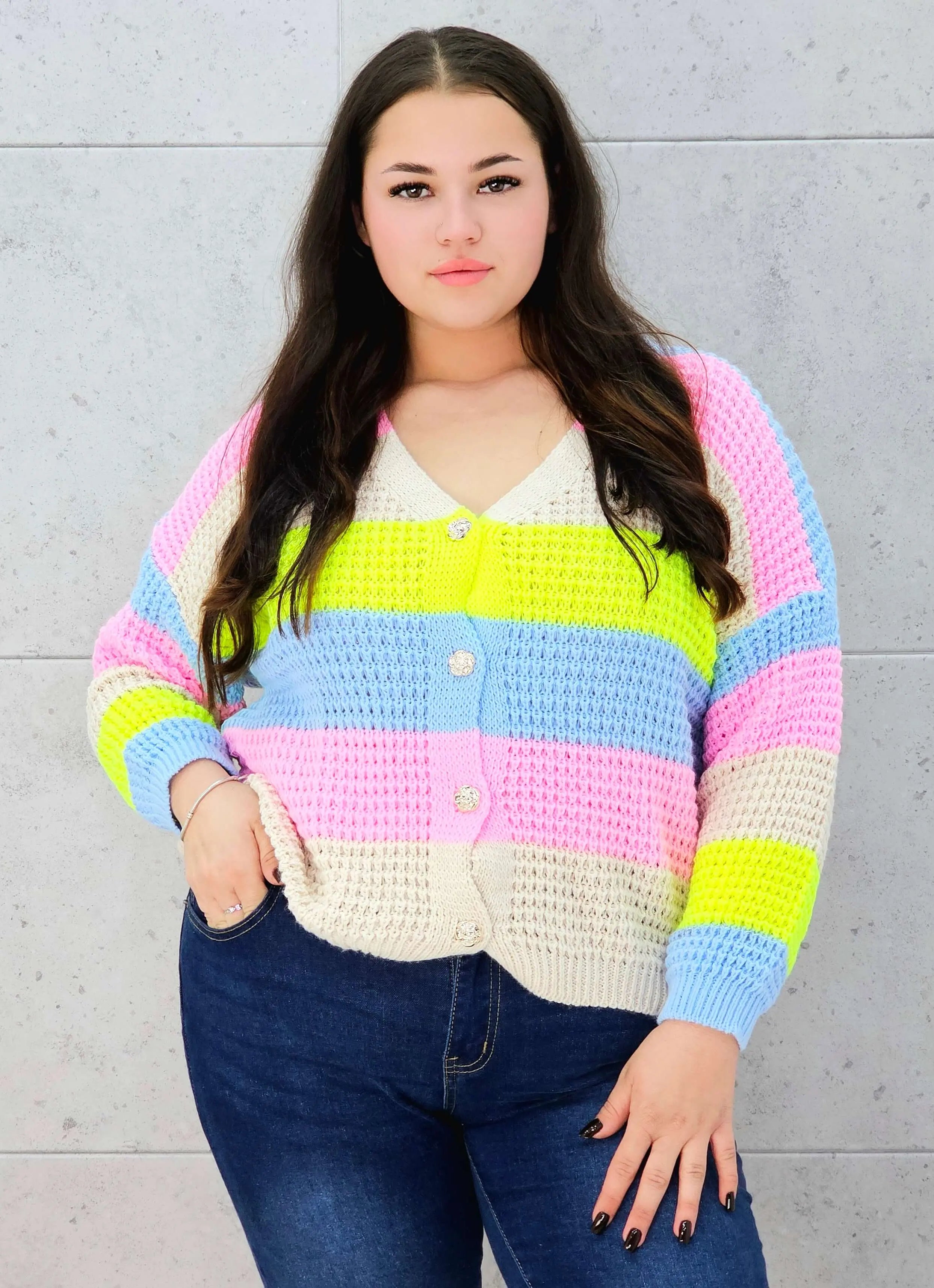 Sweter Plus Size StylowaXL – Kolor, Komfort i Styl dla Kobiet XXL Stylowa XL