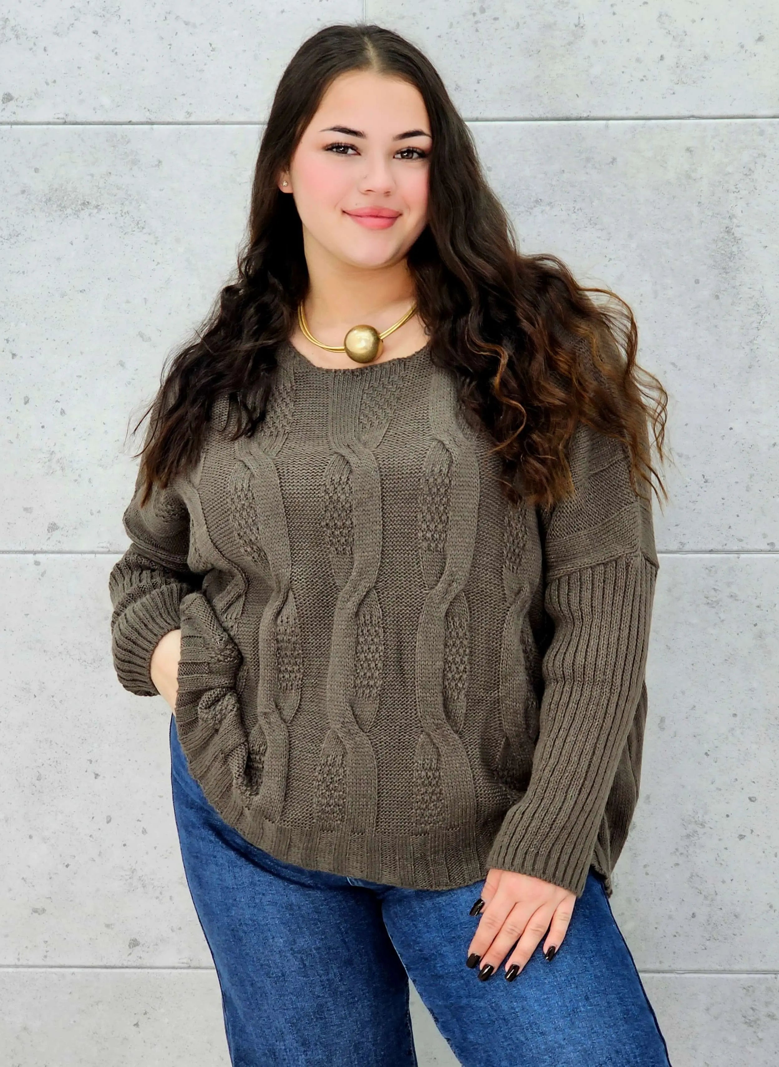 Sweter plus size StylowaXL – ciepło, styl i kobiecy komfort w jednym - Stylowa XL