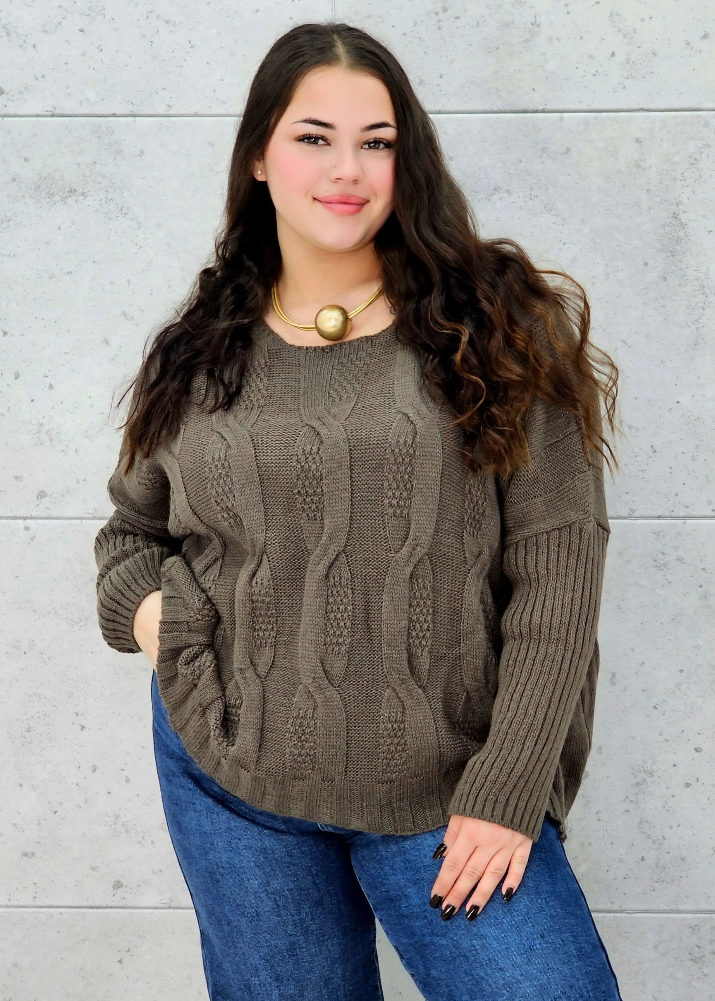 Sweter plus size StylowaXL – ciepło, styl i kobiecy komfort w jednym - Stylowa XL