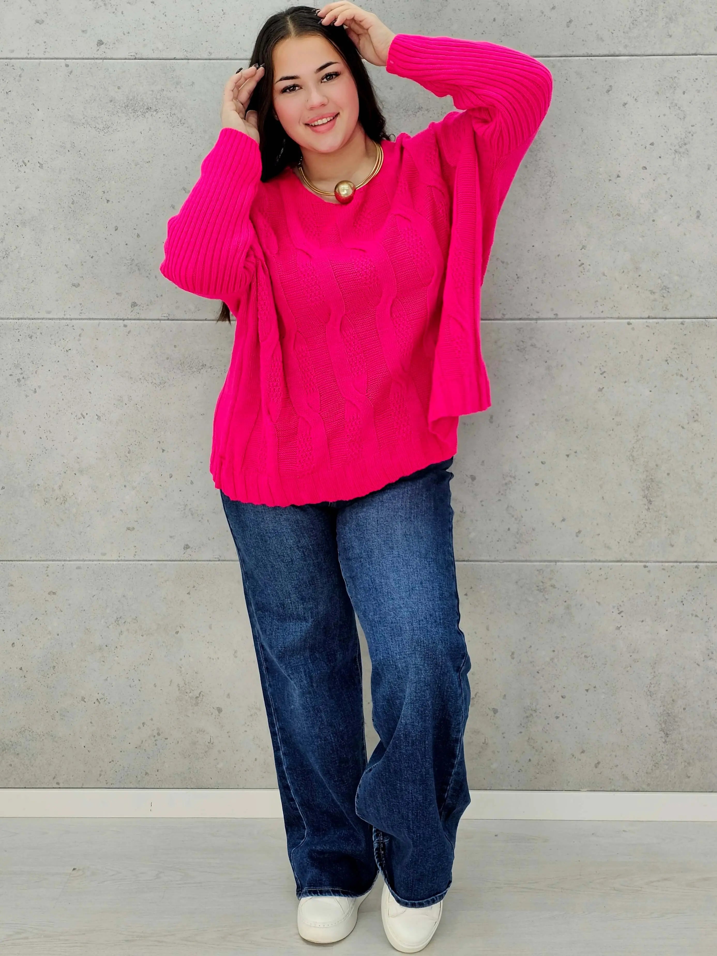 Sweter plus size StylowaXL – ciepło, styl i kobiecy komfort w jednym - Stylowa XL