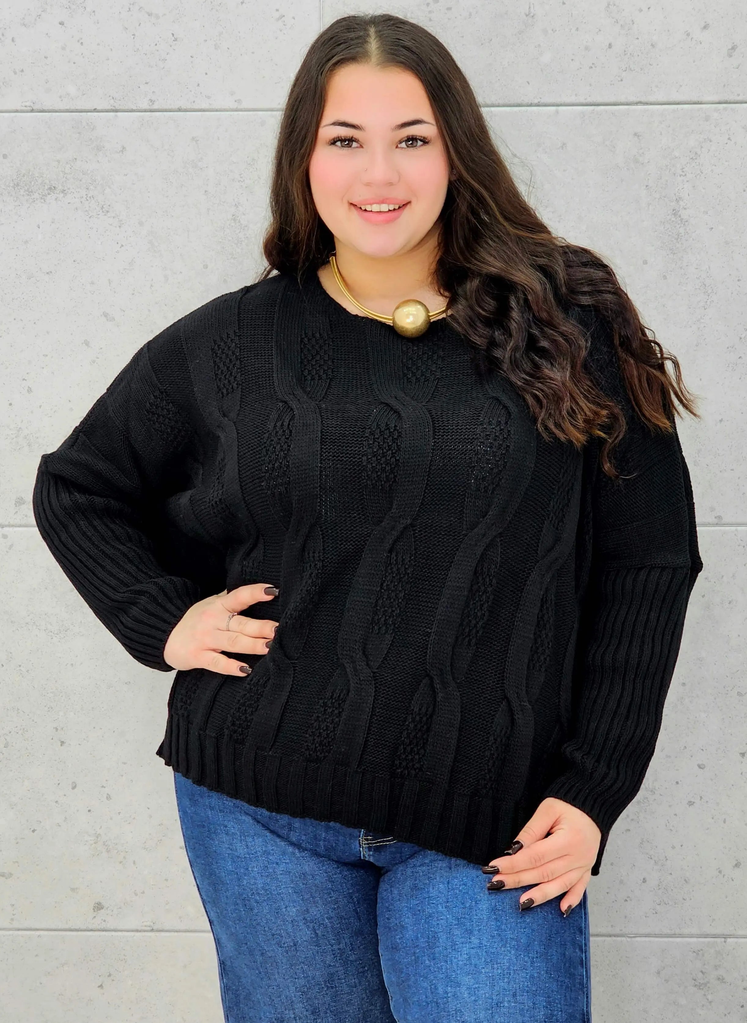 Sweter plus size StylowaXL – ciepło, styl i kobiecy komfort w jednym - Stylowa XL