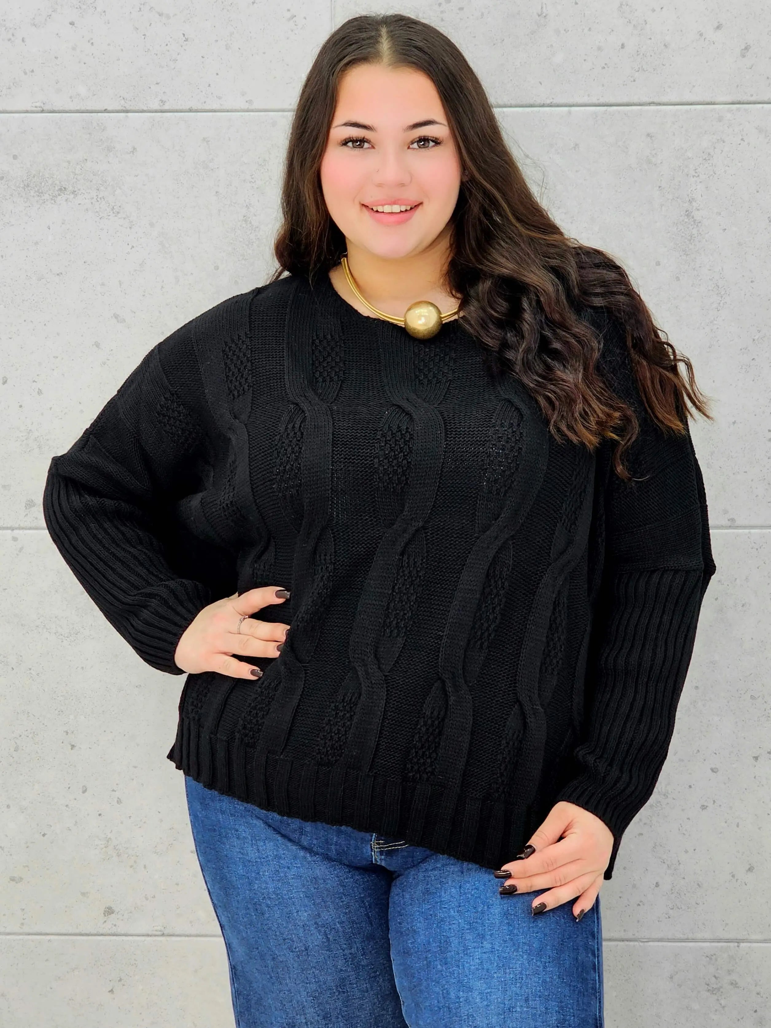Sweter plus size StylowaXL – ciepło, styl i kobiecy komfort w jednym - Stylowa XL