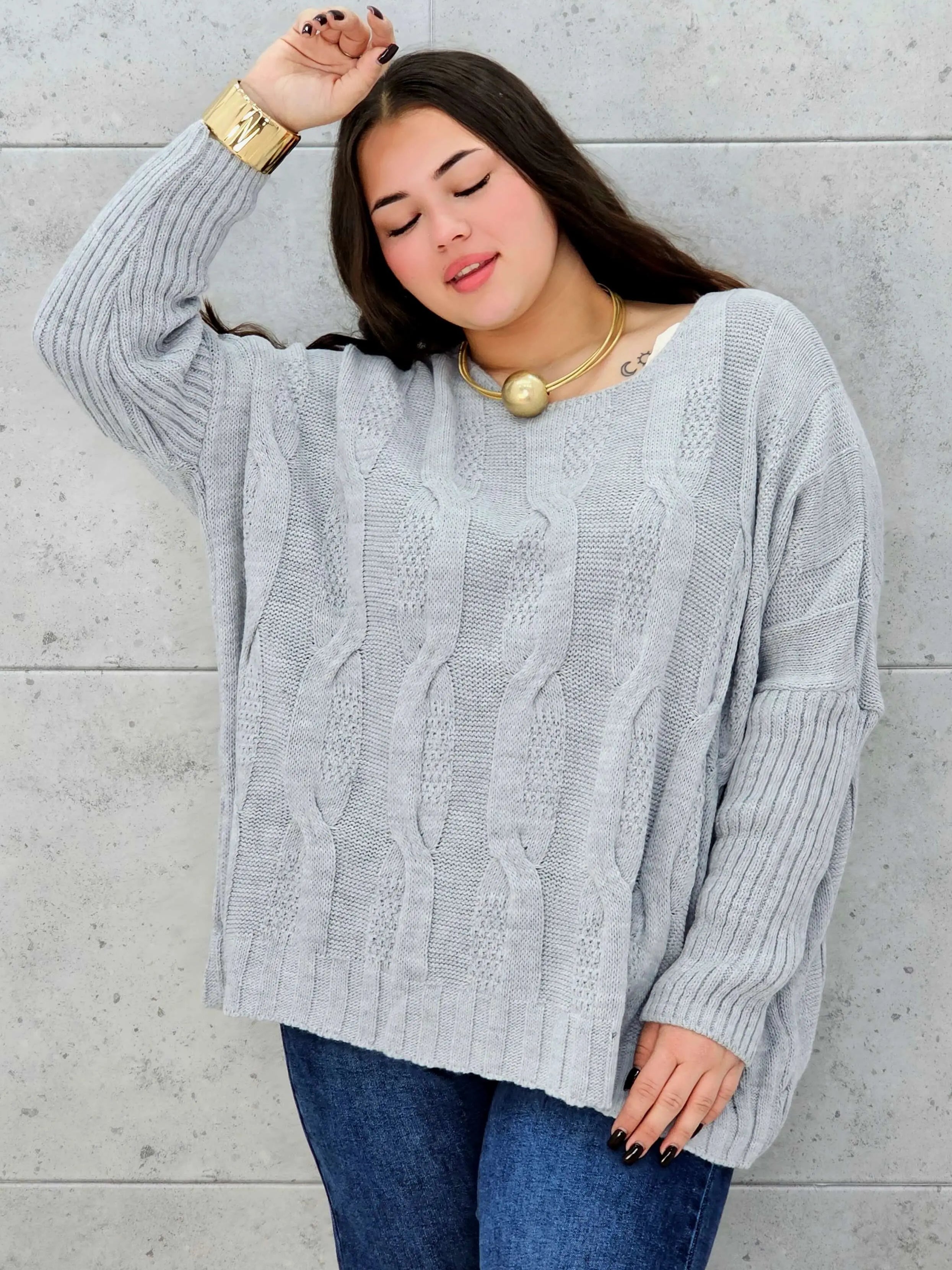 Sweter plus size StylowaXL – ciepło, styl i kobiecy komfort w jednym - Stylowa XL