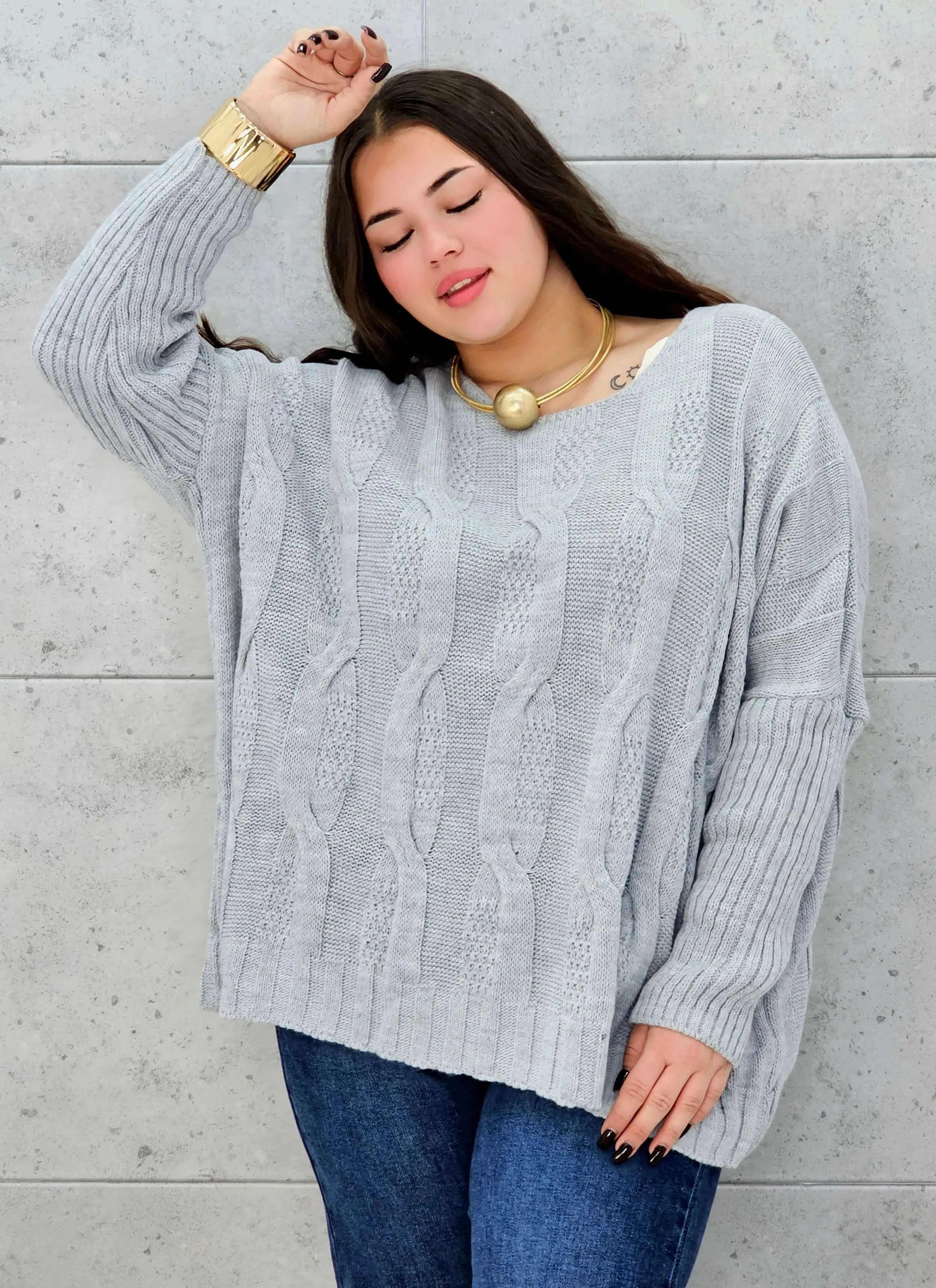 Sweter plus size StylowaXL – ciepło, styl i kobiecy komfort w jednym - Stylowa XL