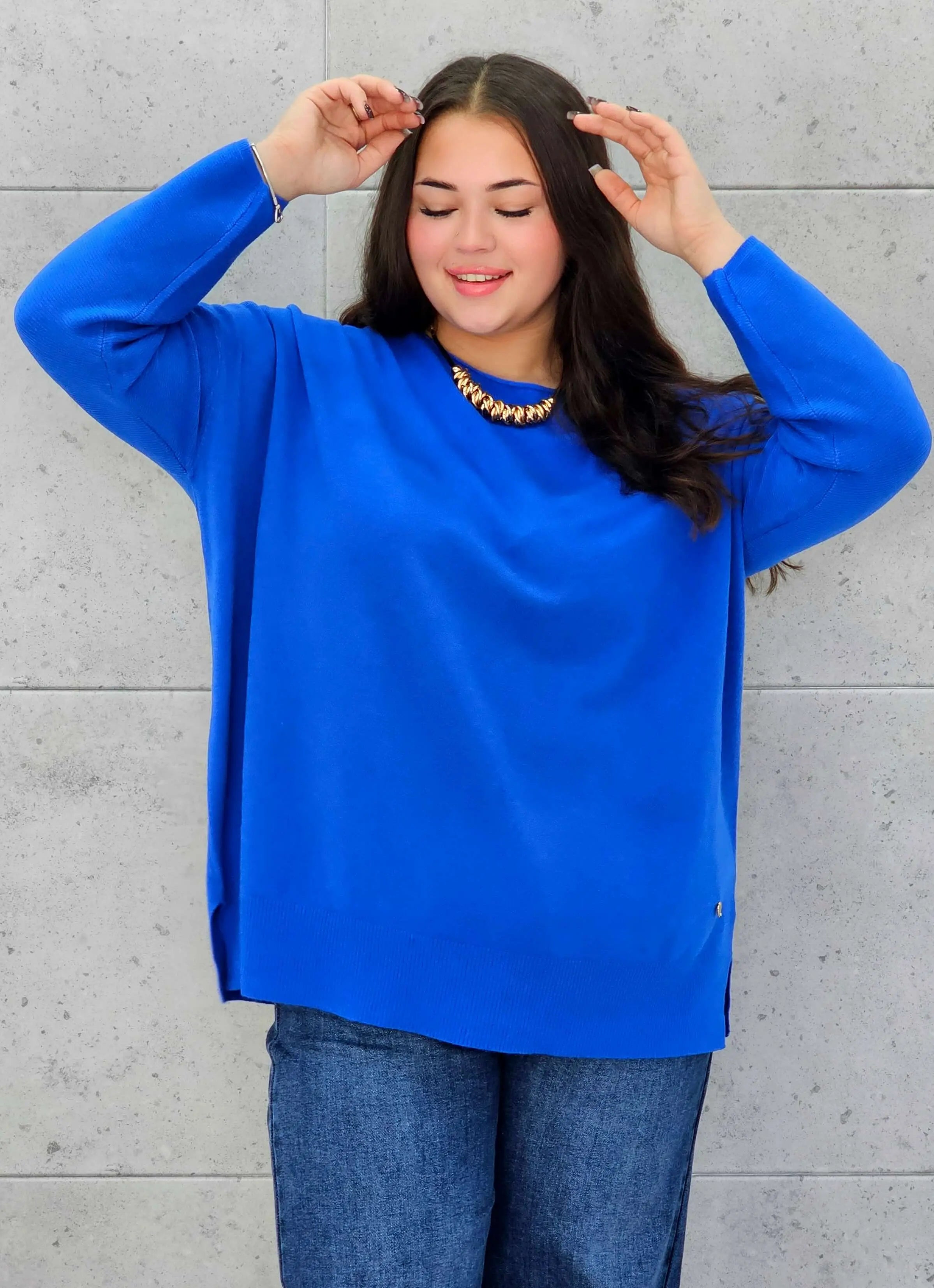 Sweter plus size StylowaXL – klasyka i komfort w wielu kolorach - Stylowa XL