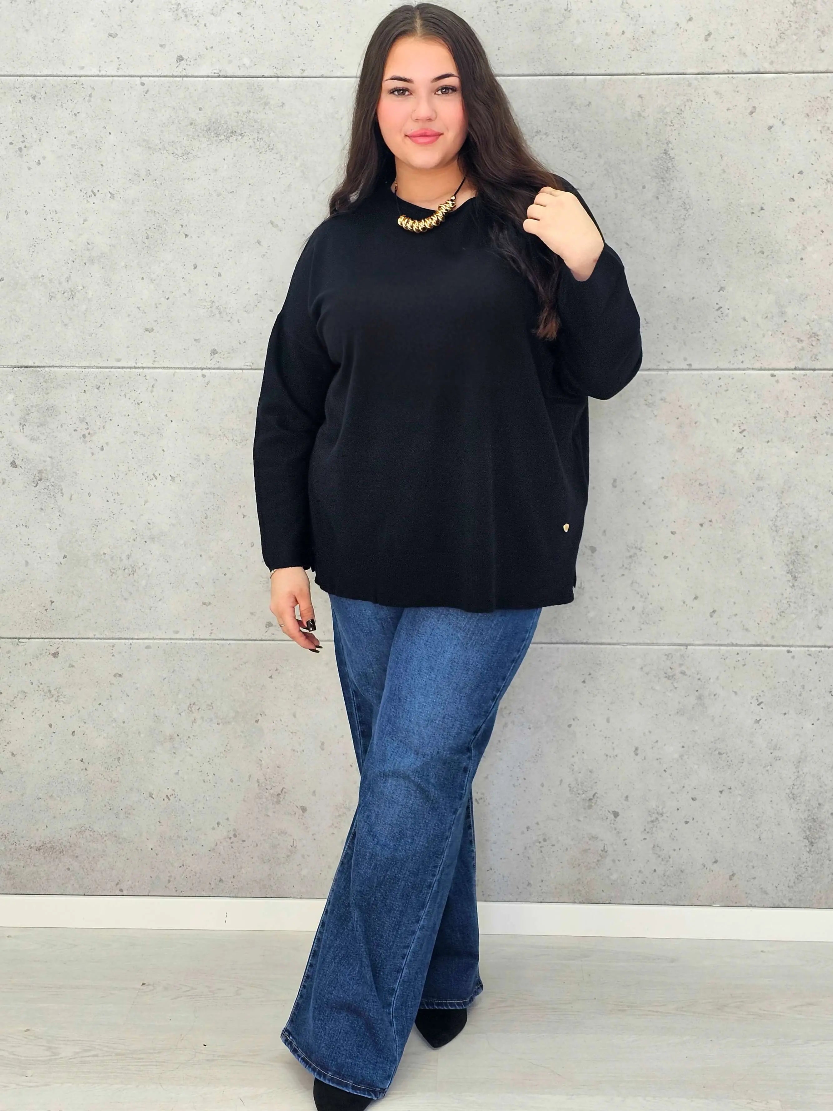 Sweter plus size StylowaXL – klasyka i komfort w wielu kolorach - Stylowa XL