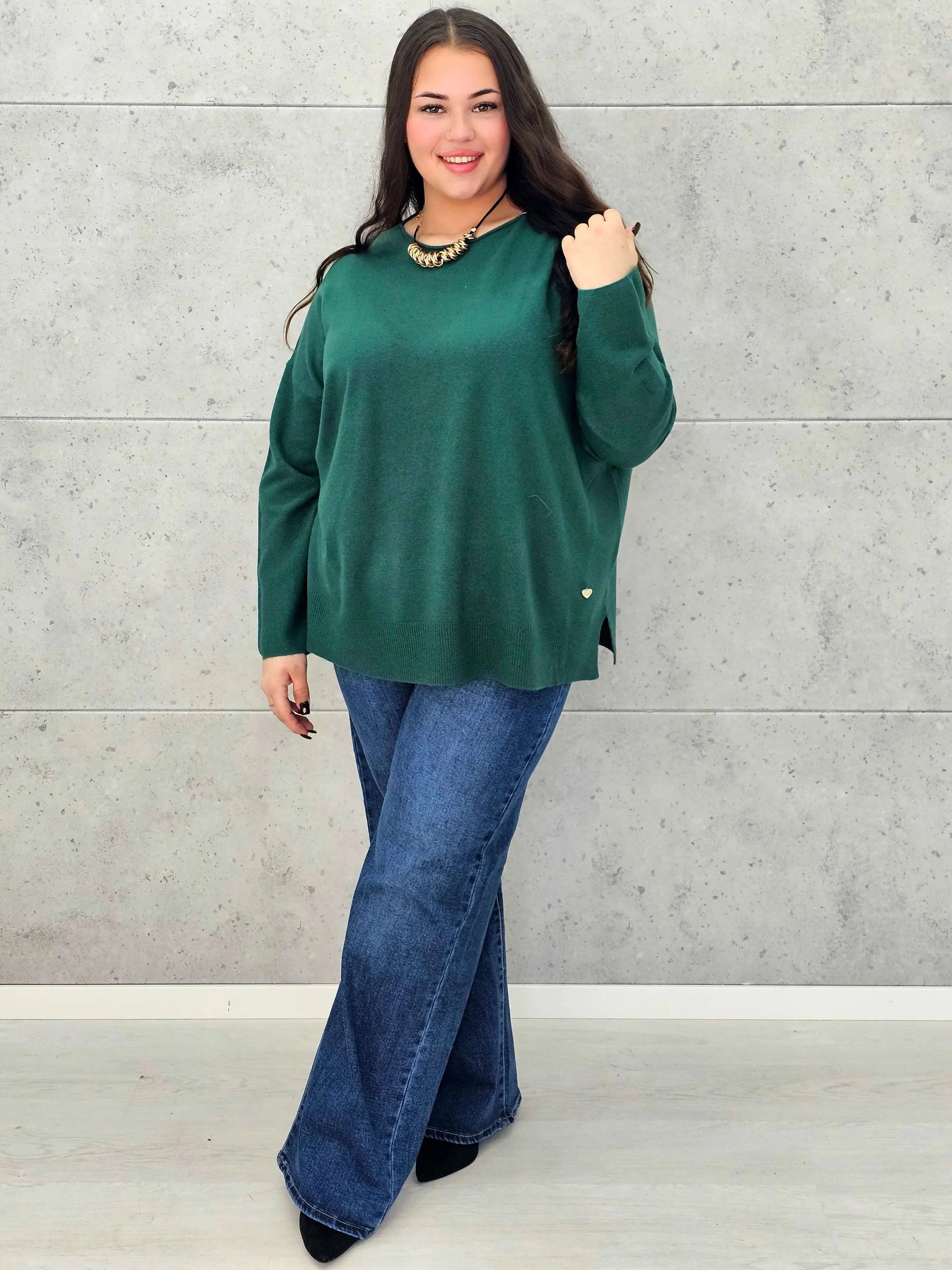 Sweter plus size StylowaXL – klasyka i komfort w wielu kolorach - Stylowa XL