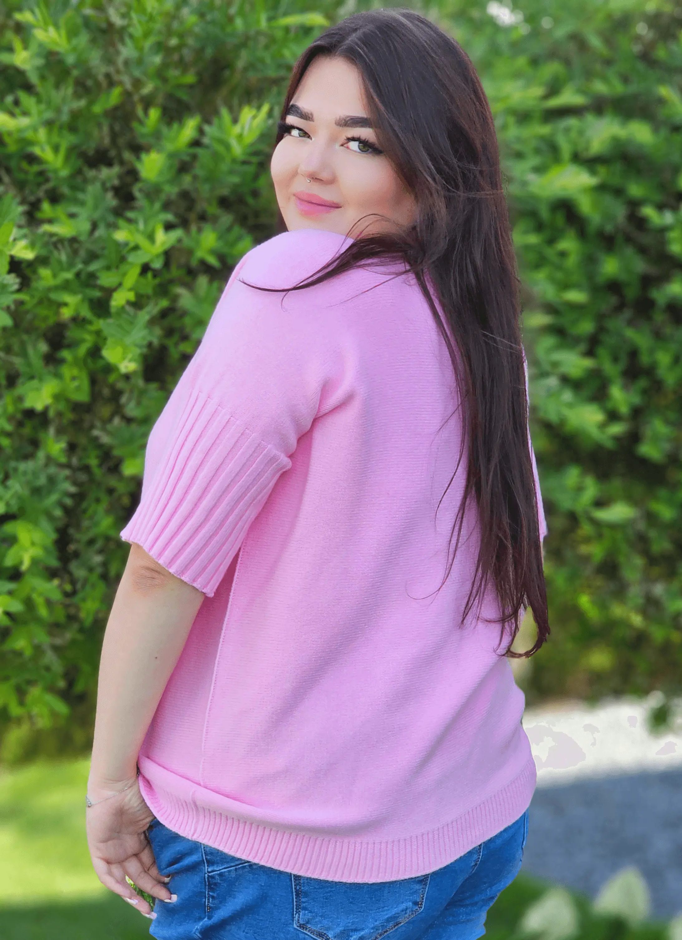 Sweterek z krótkim rękawem Stylowa XL