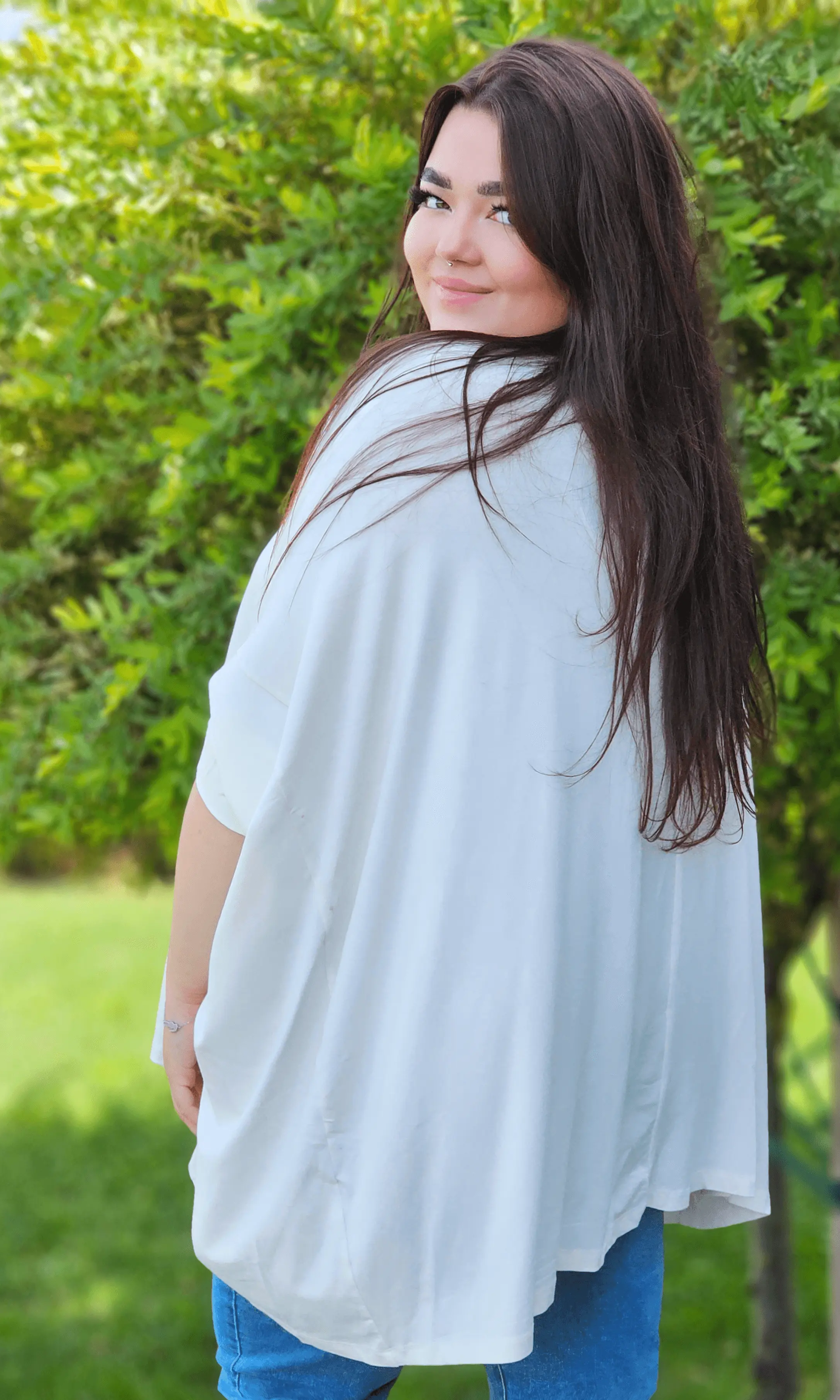 Świetna bluzka z naszyjnikiem Stylowa XL