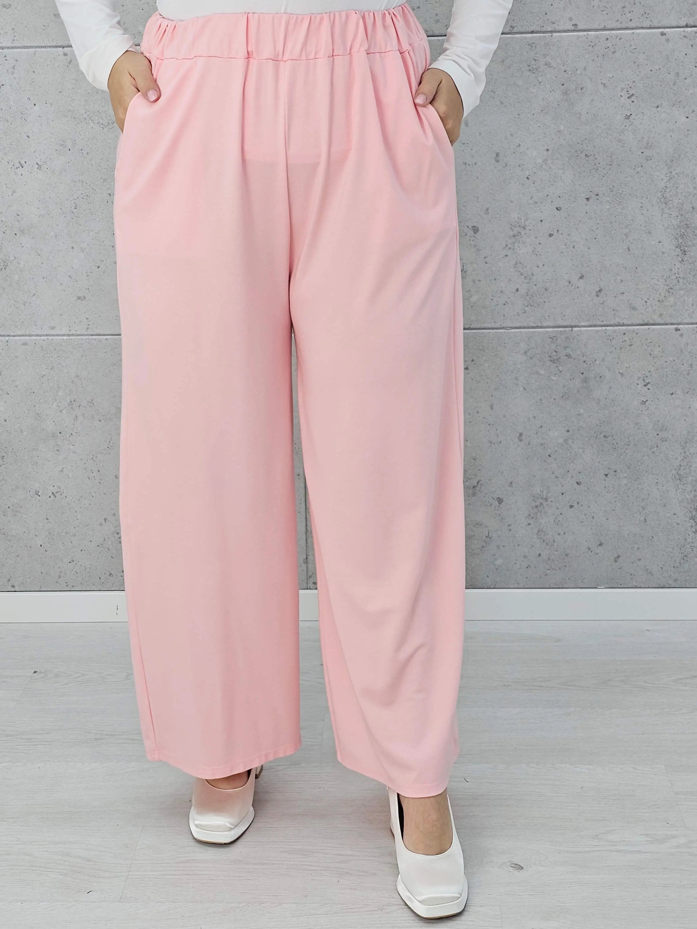 Szerokie spodnie palazzo Stylowa XL