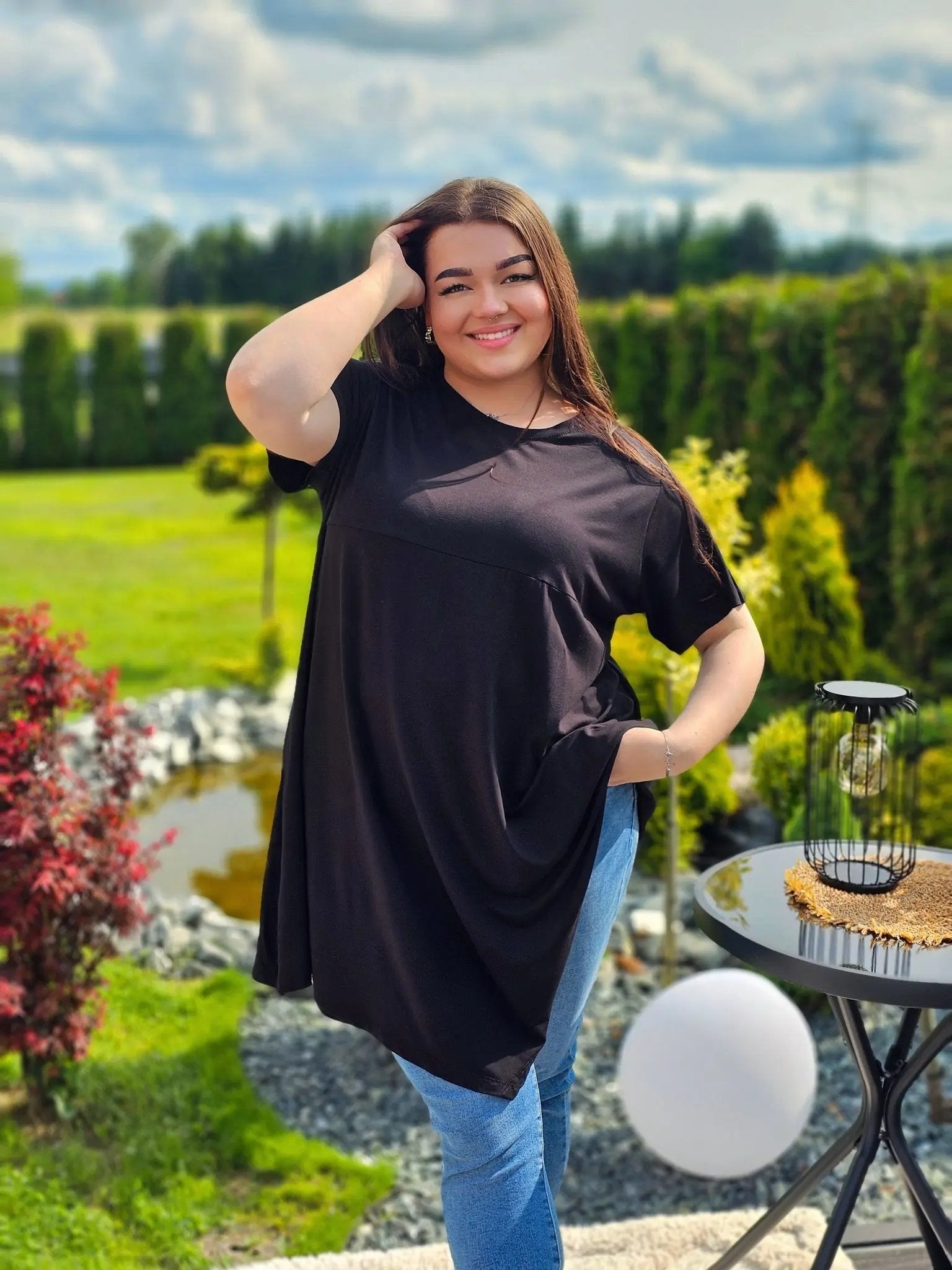 Tunika "Elegancka Swoboda"- 6 kolorów Stylowa XL