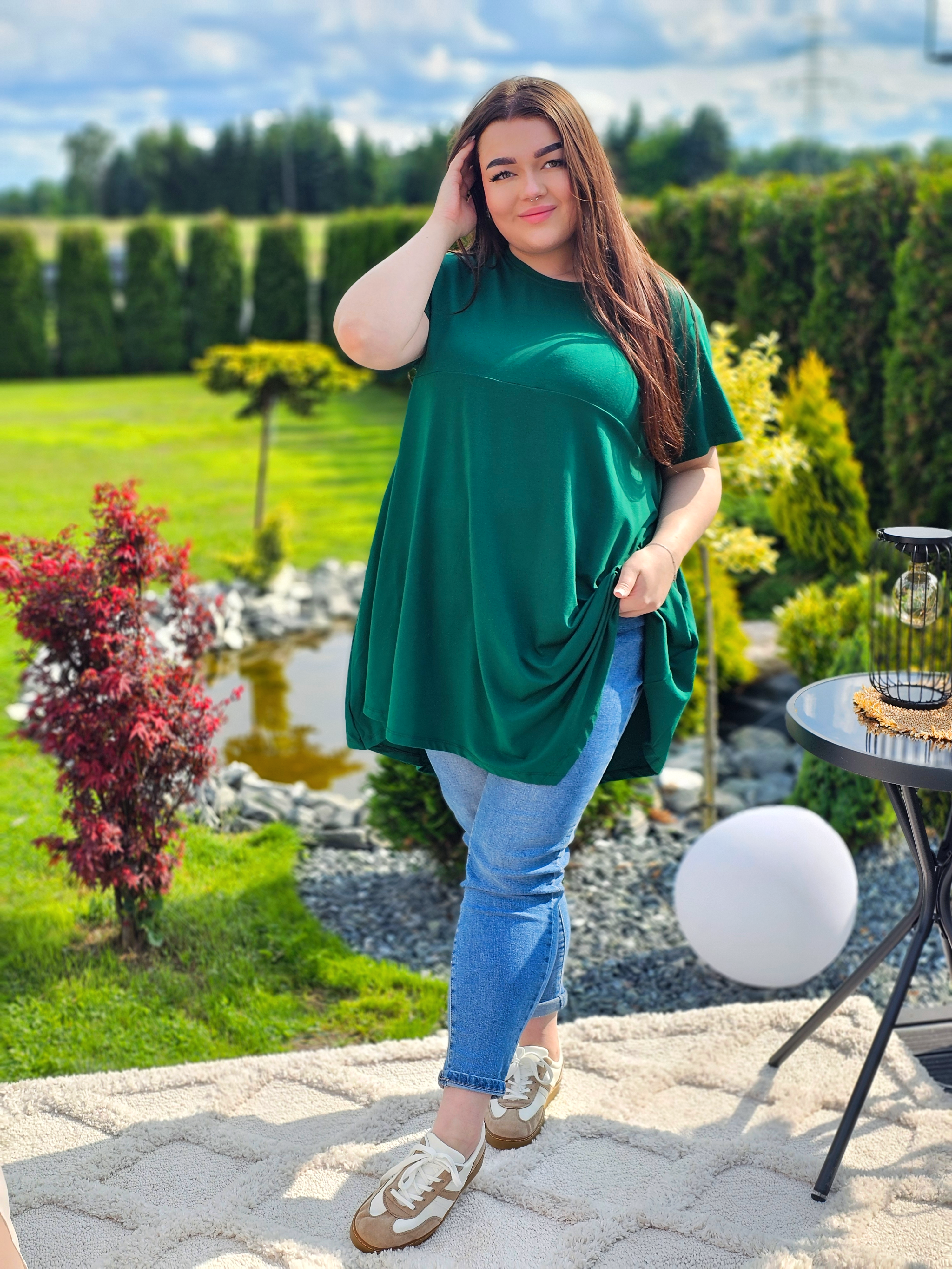 Tunika "Elegancka Swoboda"- 6 kolorów Stylowa XL