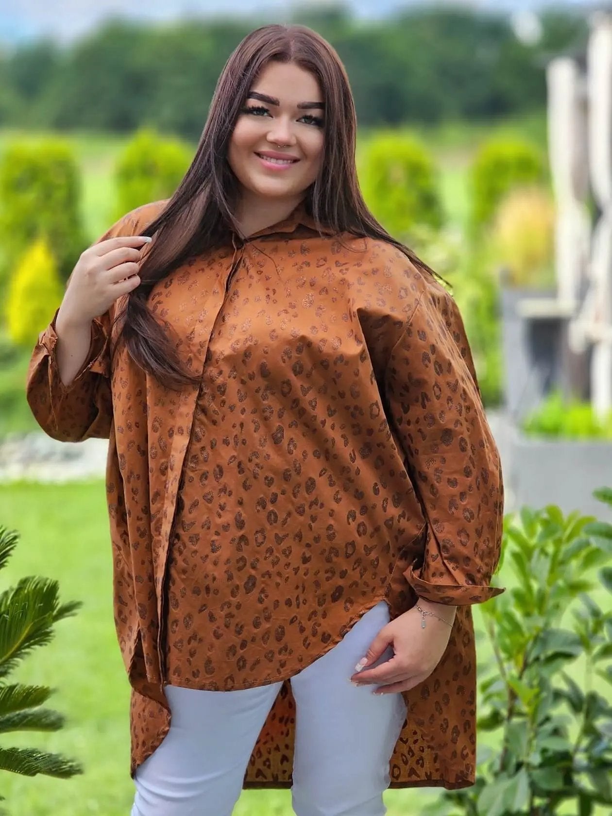 Tunika koszulowa „Urban Wild” Stylowa XL