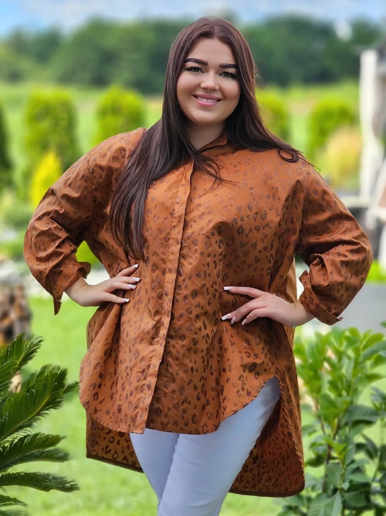 Tunika koszulowa „Urban Wild” Stylowa XL