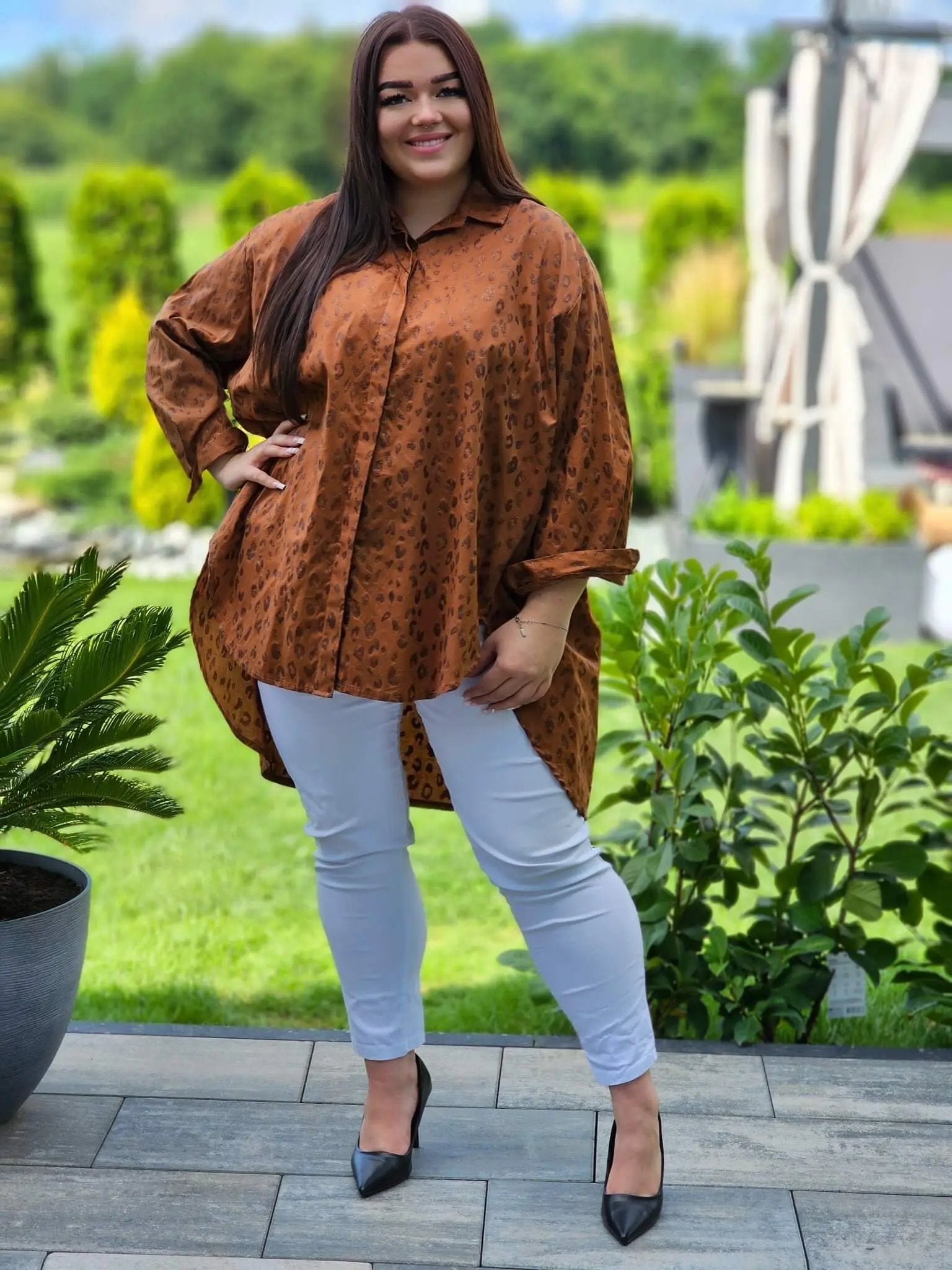 Tunika koszulowa „Urban Wild” Stylowa XL