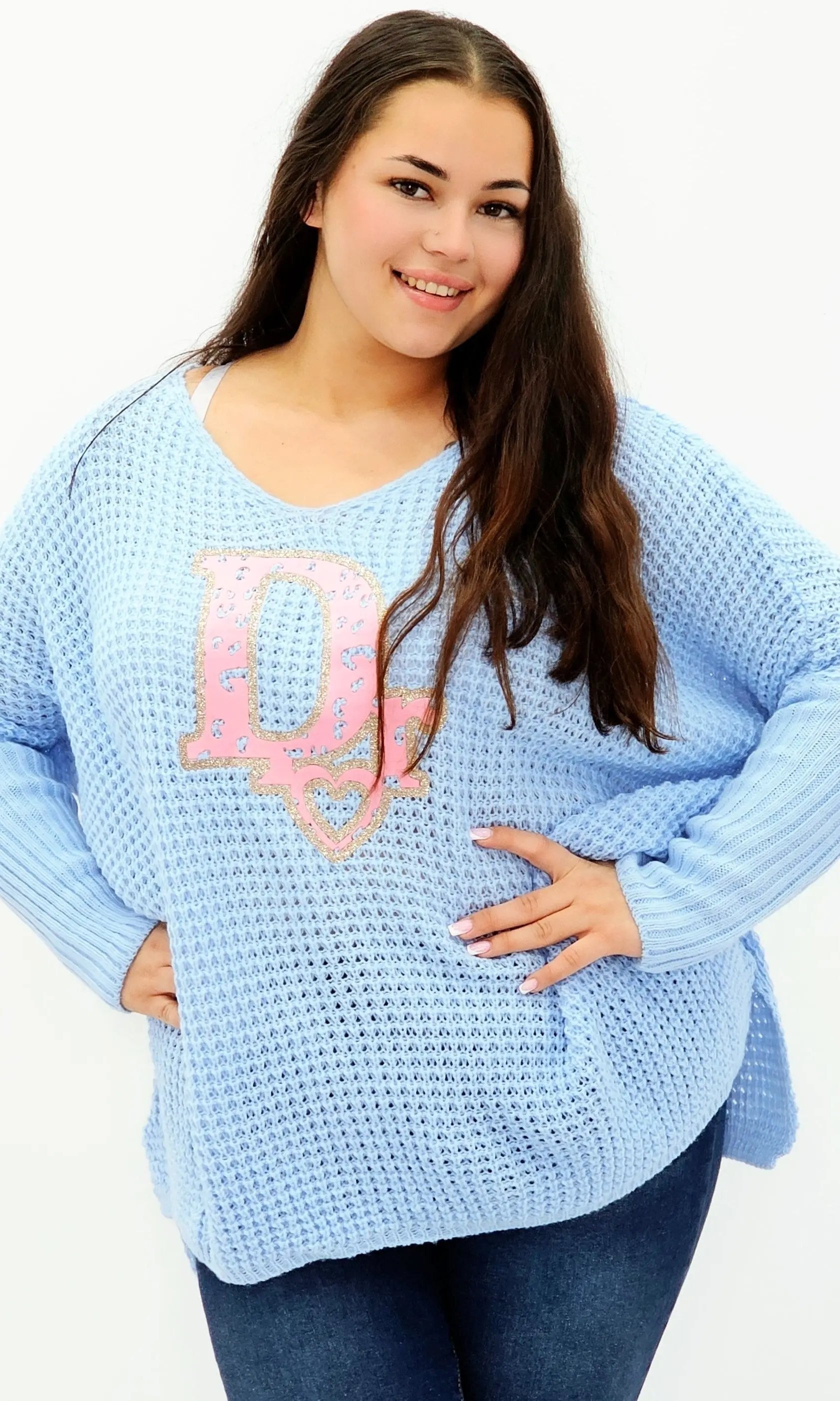 Wyjątkowy sweter – Komfort i elegancja w jednym - róż Stylowa XL