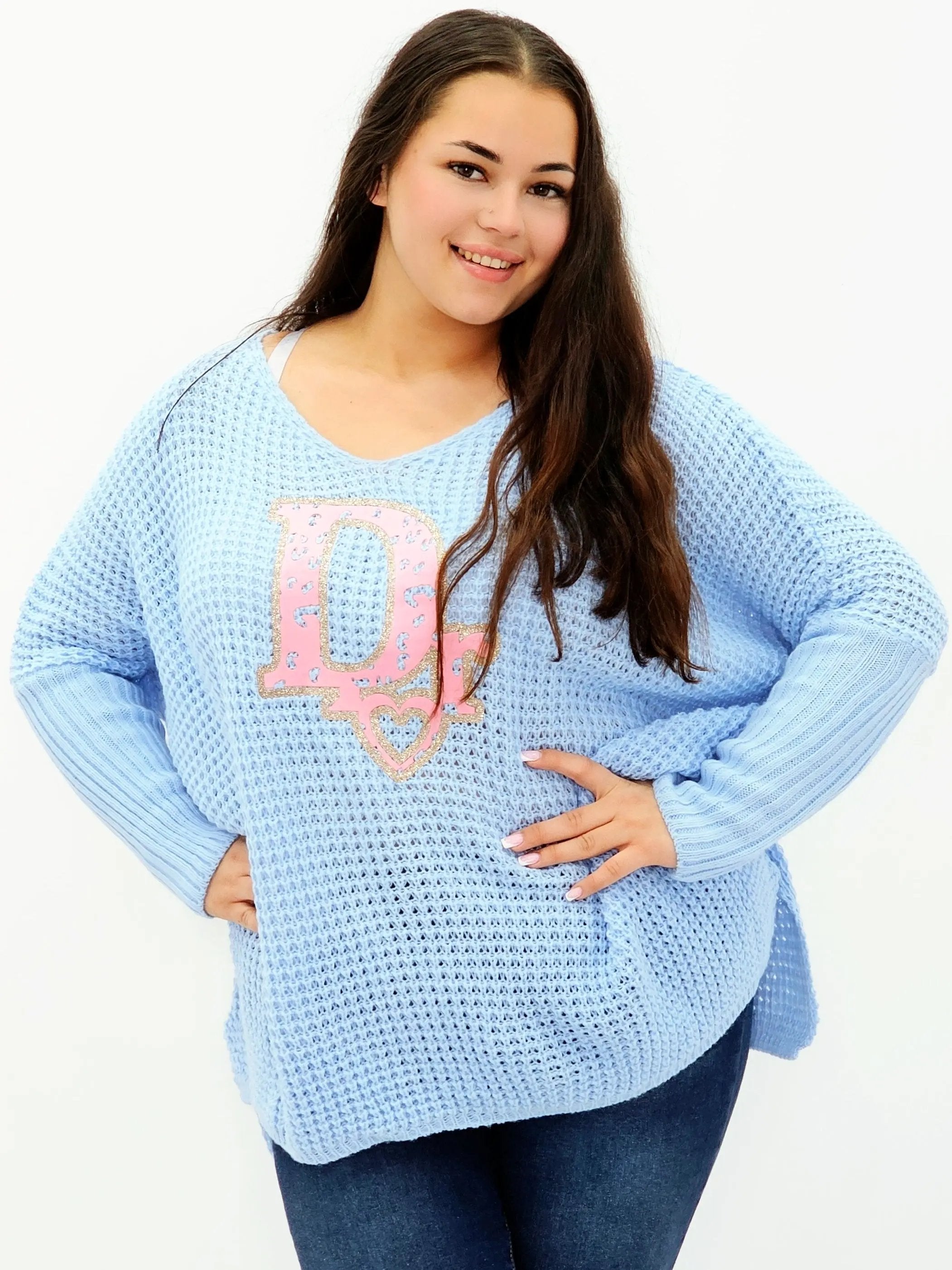 Wyjątkowy sweter – Komfort i elegancja w jednym - róż Stylowa XL