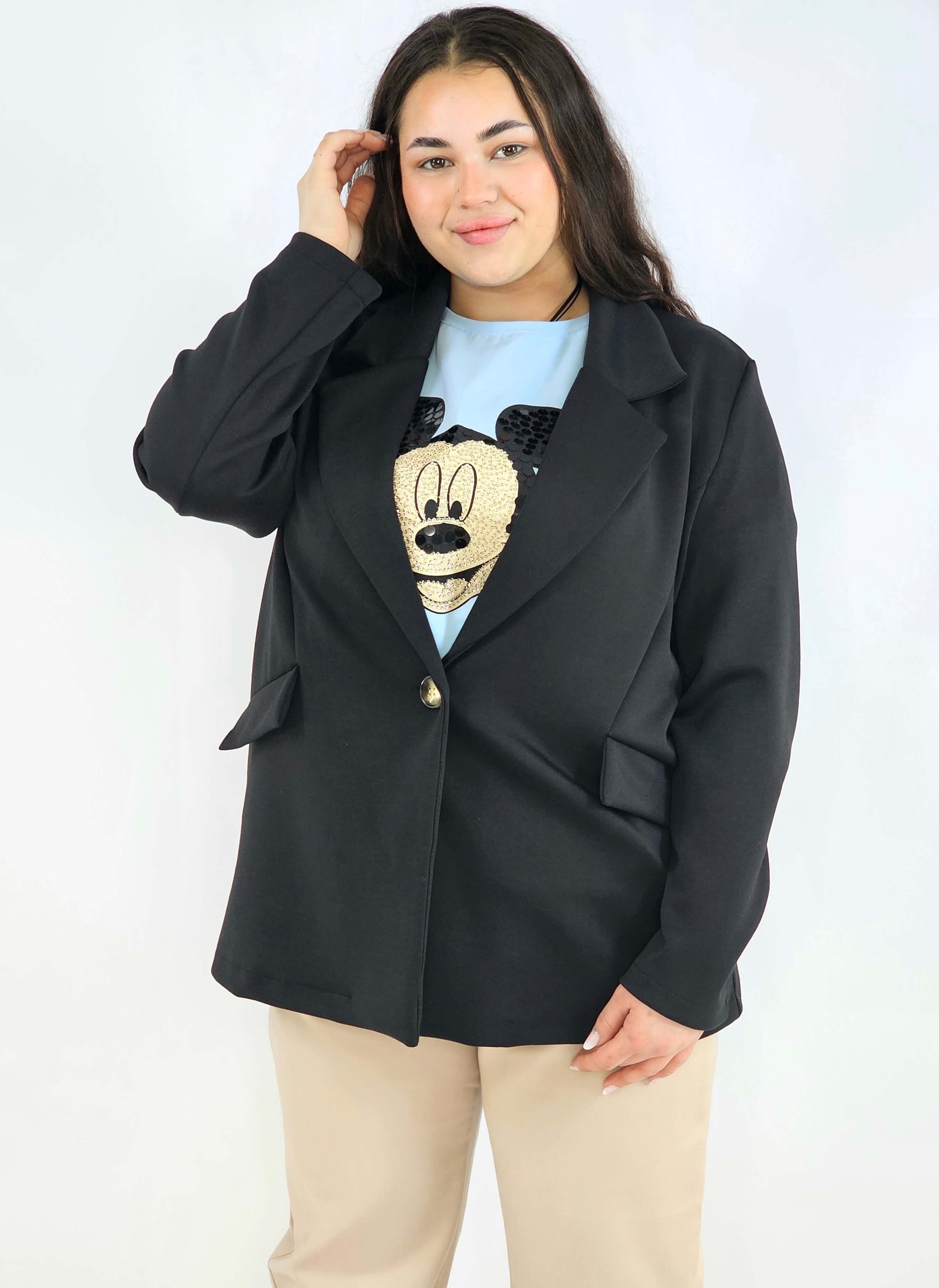 Żakiet plus size o klasycznym kroju – wygodny i stylowy Stylowa XL